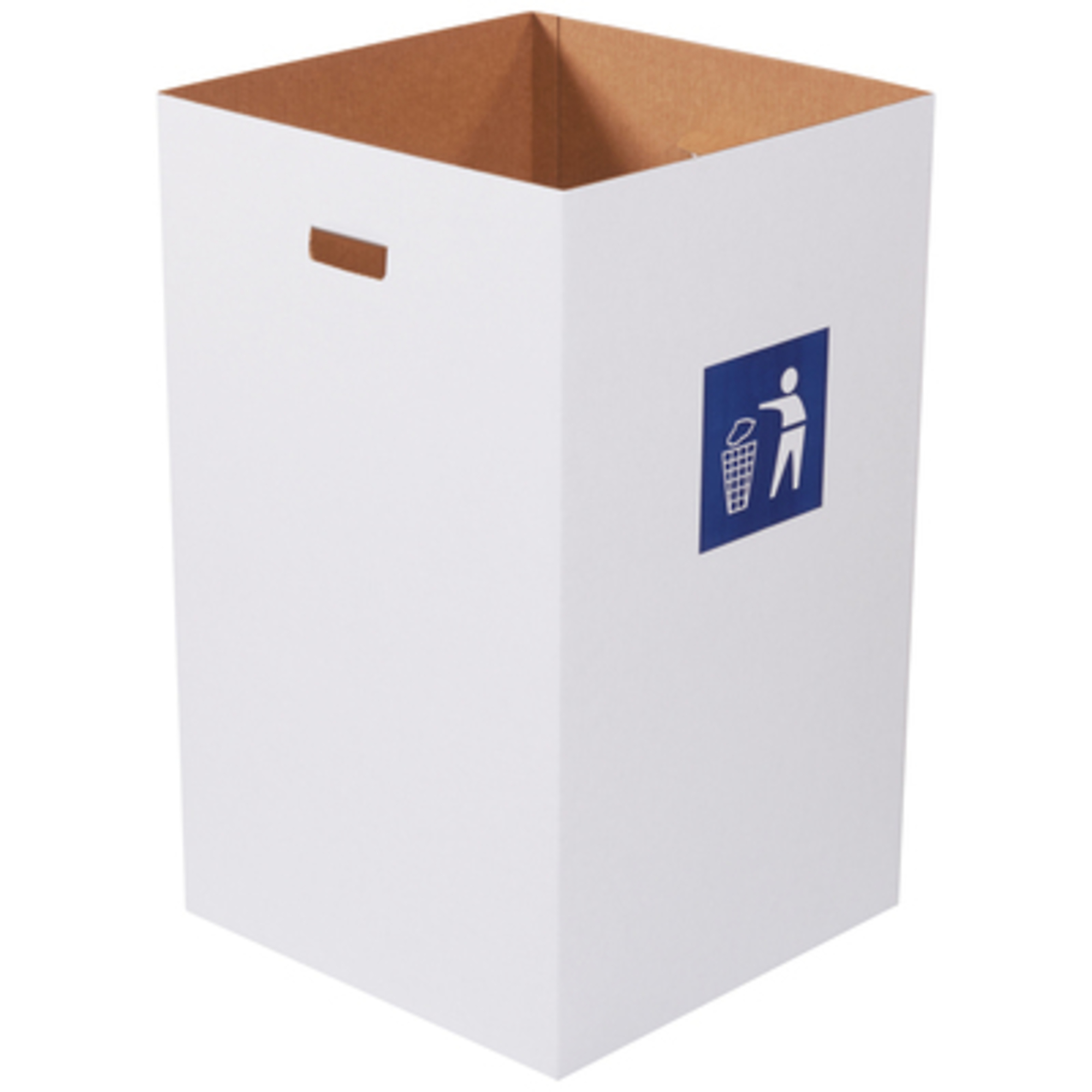 Corrugated TC with Waste Logo - 40 G 10/CS, Model# CRR40W