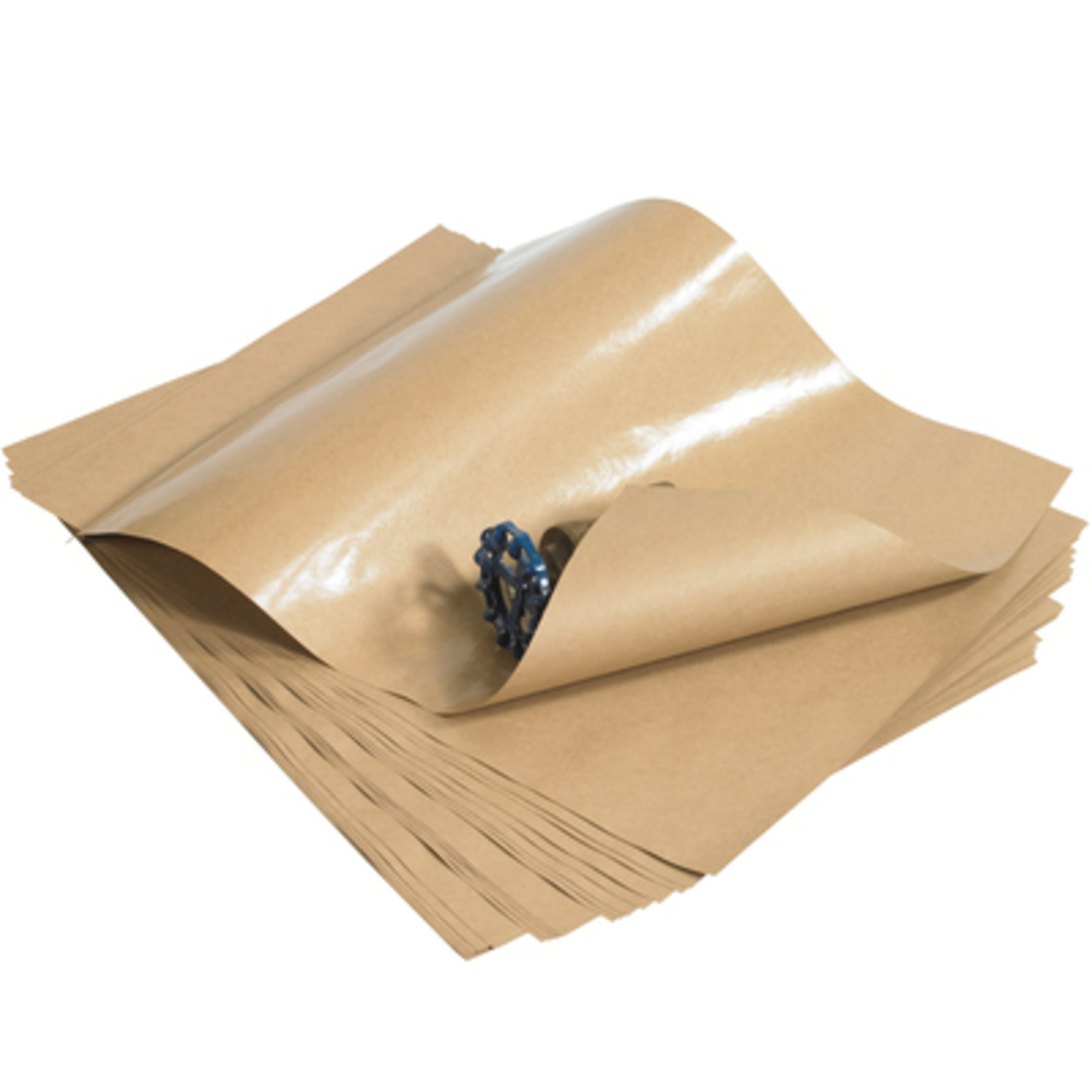 Stock Packaging Poly Coated Kraft Paper — 24in. x 36in., 50-Lb. Capacity, Model# KPPCS2436
