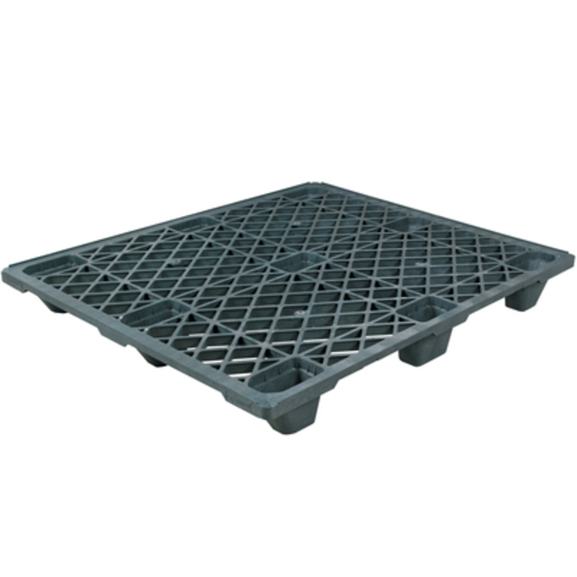 48 x 40 x 5 1/10in. Economy Plastic Pallet 1/CS, Length 48 in, Width 40 in, Height 5.1 in, Model# CPP110