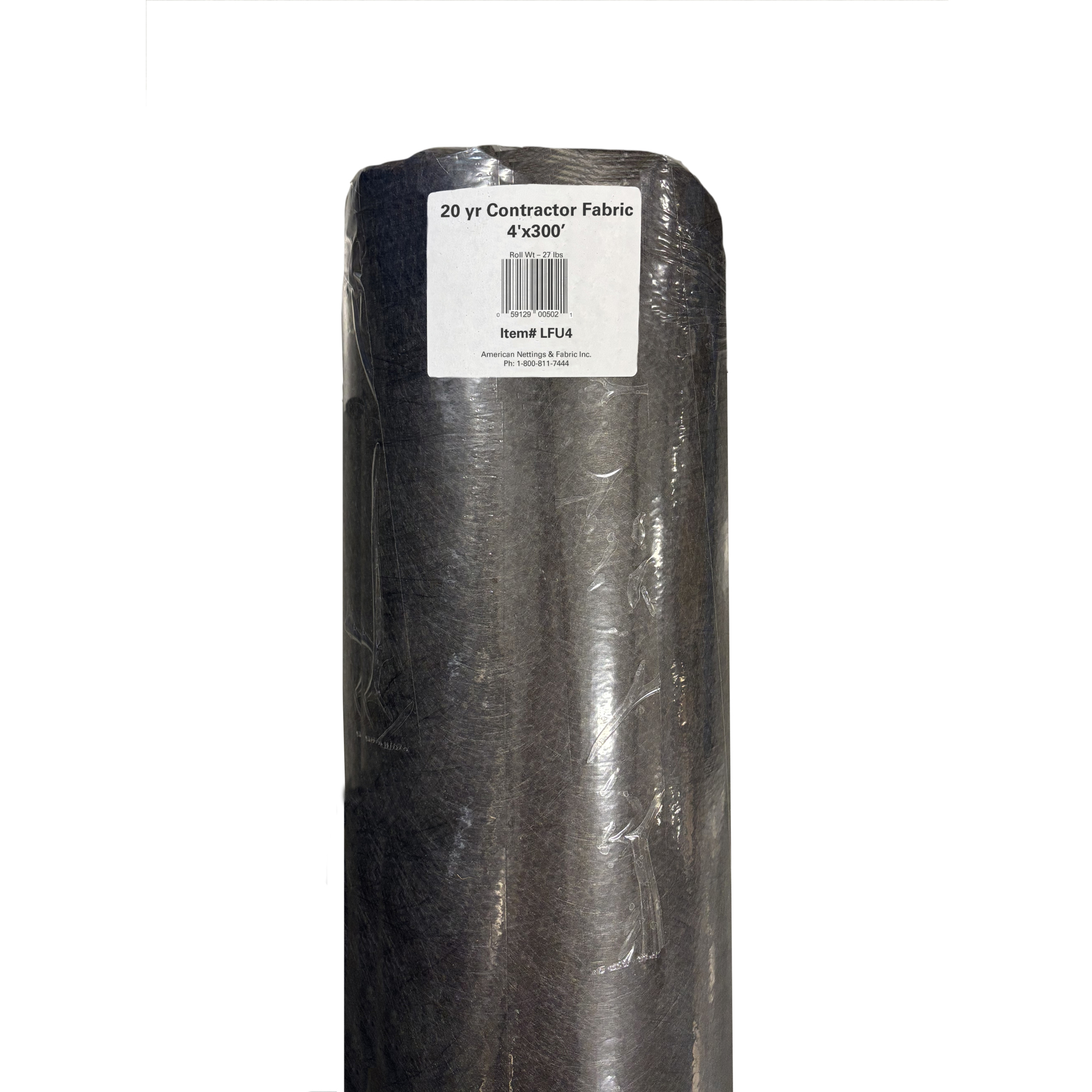 American Nettings & Fabric, Inc., 20-Year Contractor Landscape Fabric 4ft.x300ft., Model# LFU4