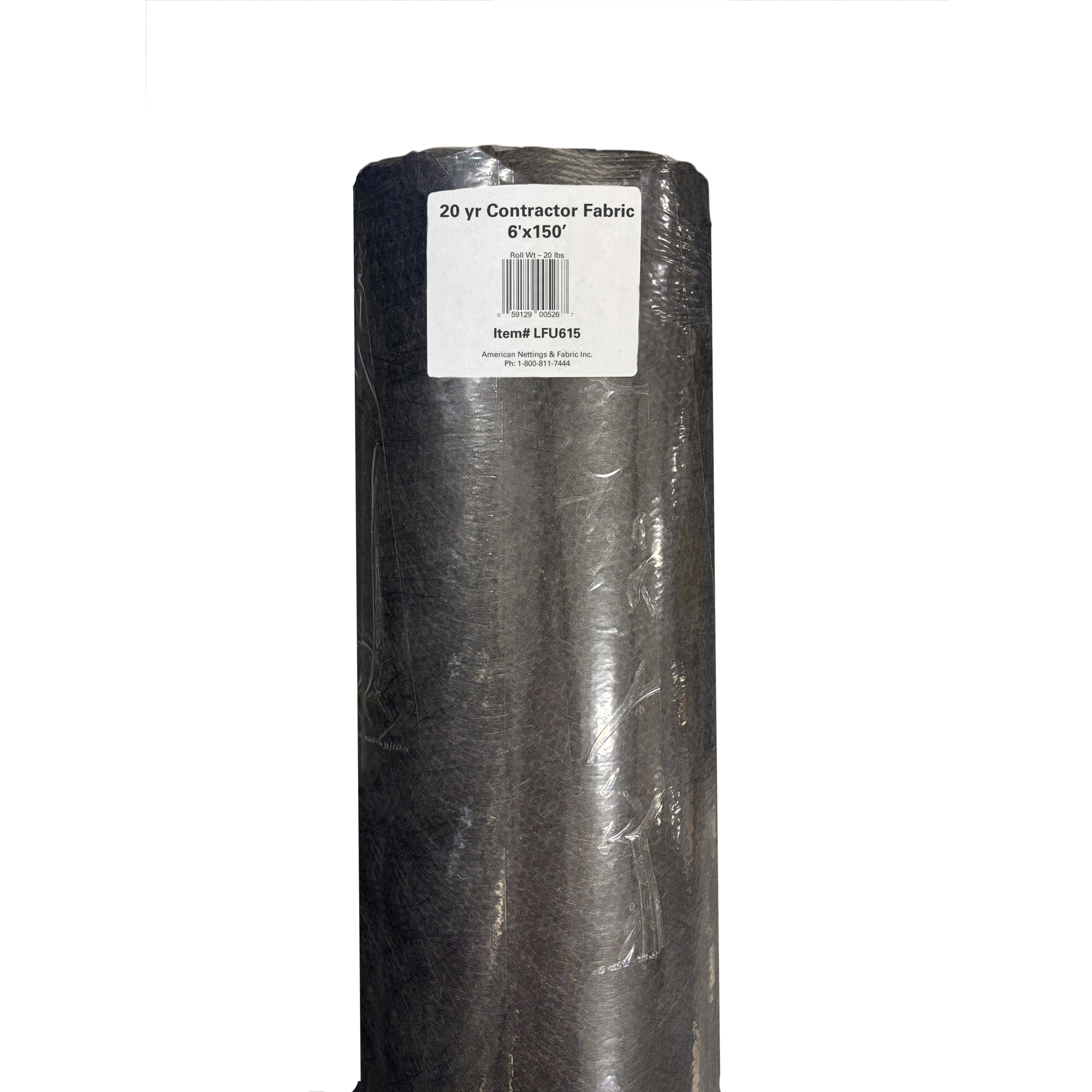 American Nettings & Fabric, Inc., 20-Year Contractor Landscape Fabric 6ft.x150ft., Model# LFU615