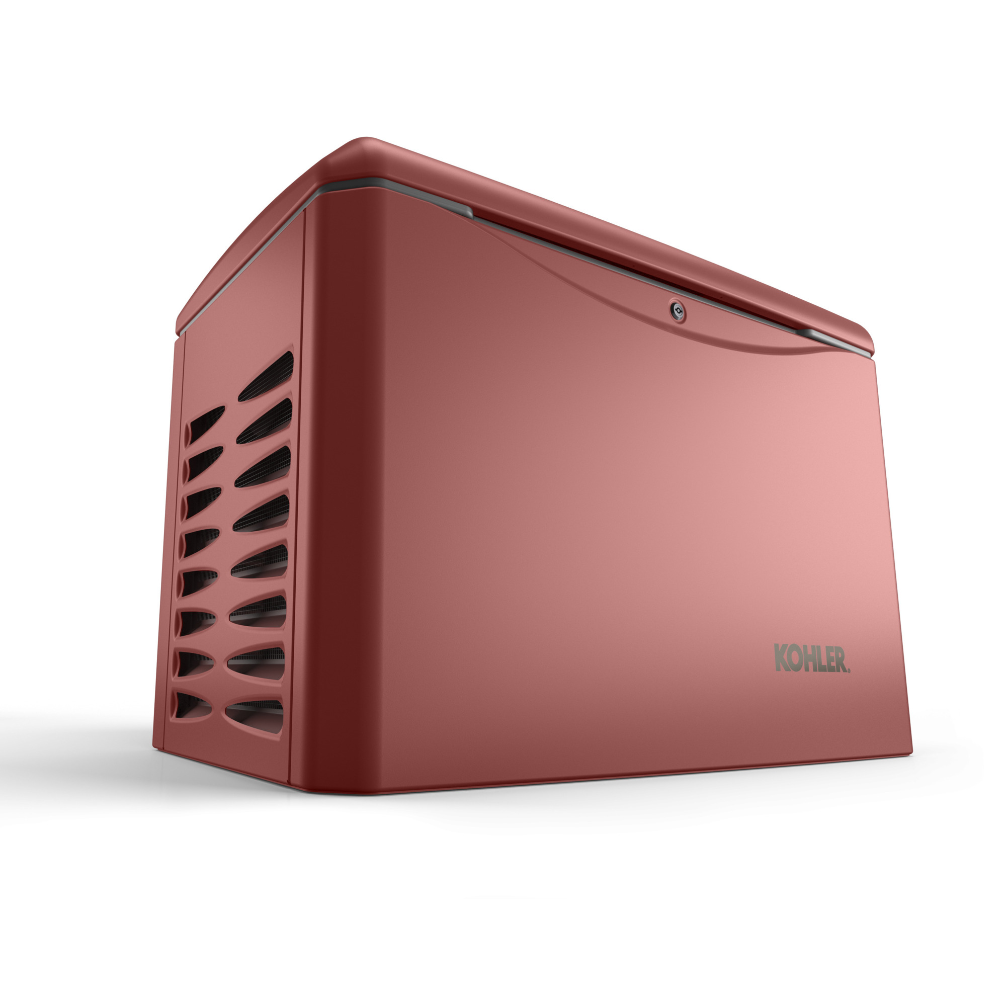 Kohler 14kW Standby Generator - Natural Gas 12kW, Liquid Propane 14kW, Brick Dust, Model# 14RCA-QS208