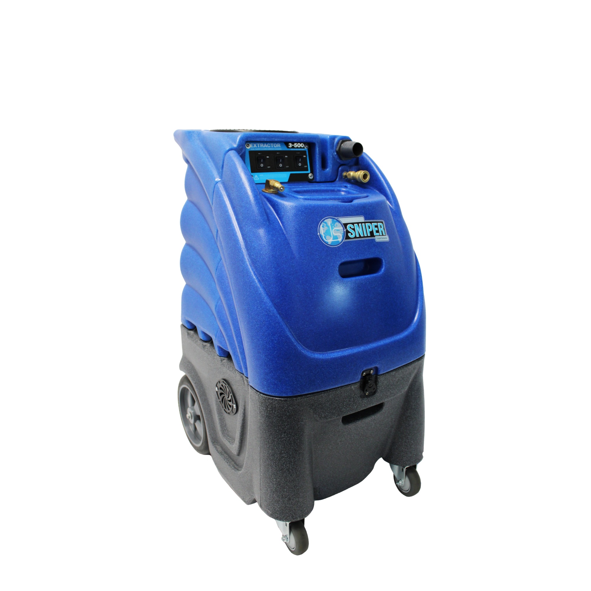 Sandia Products Carpet Extractor - 12 Gal., Dual 2-Stage Motors, 100 PSI, Model# 80-2100