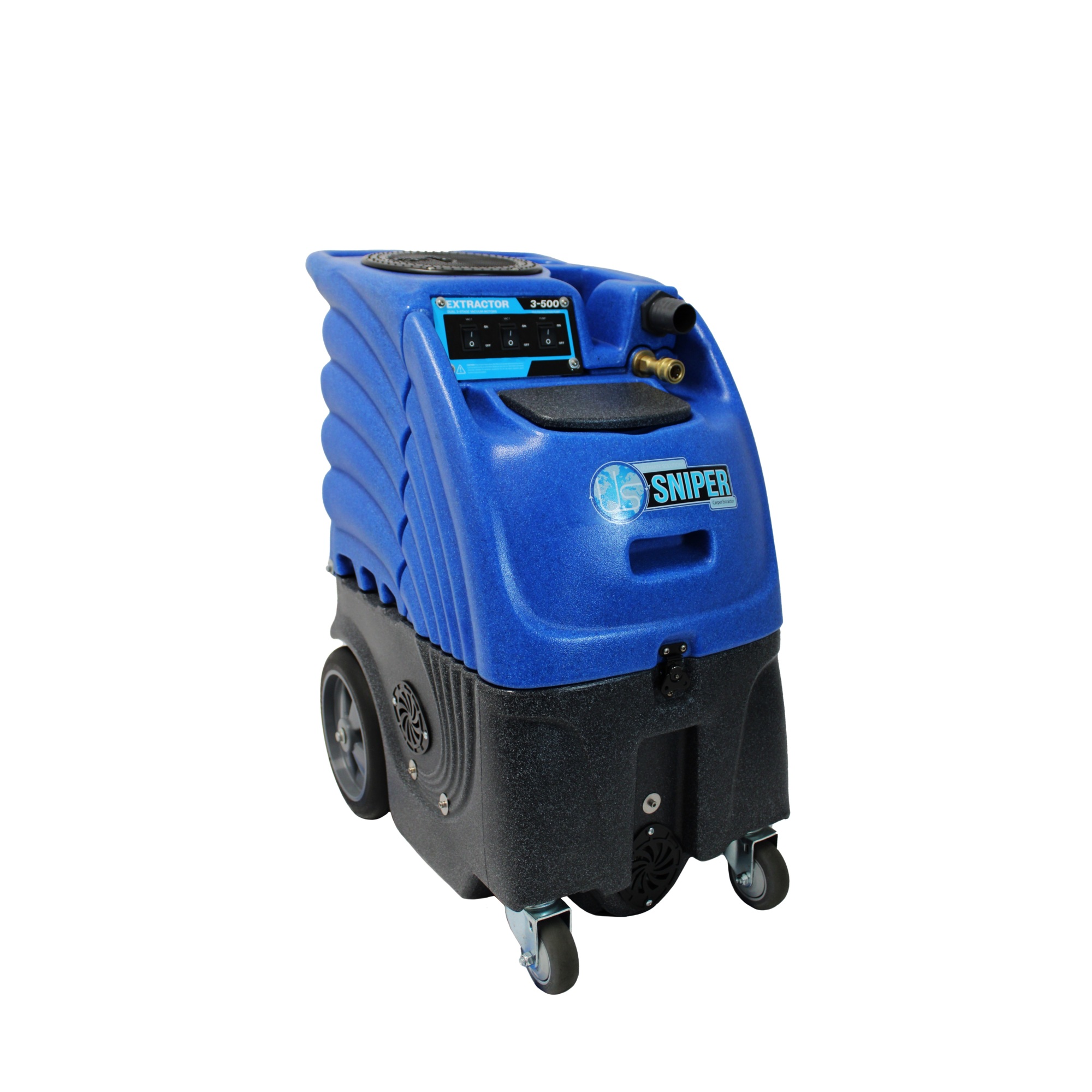 Sandia Products Carpet Extractor - 6 Gal., Sniper Dual 2-Stage Motors, 100 PSI, Model# 86-2100