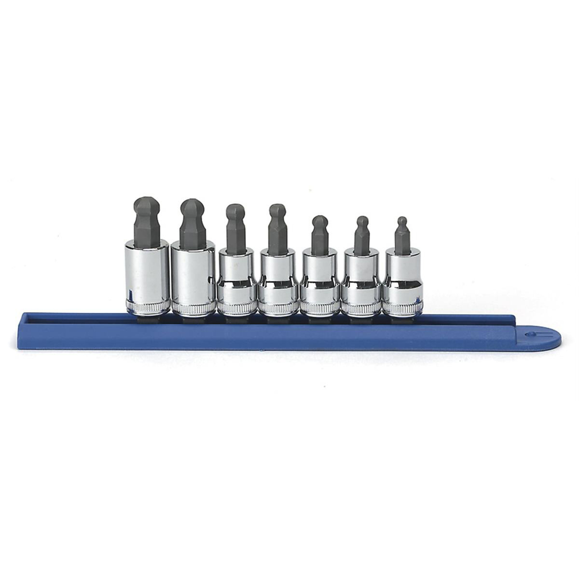 GearWrench Hex Ball Standard Metric Set — 3/8in. Drive, 3-10mm, 7-Piece, Model# KDT80587