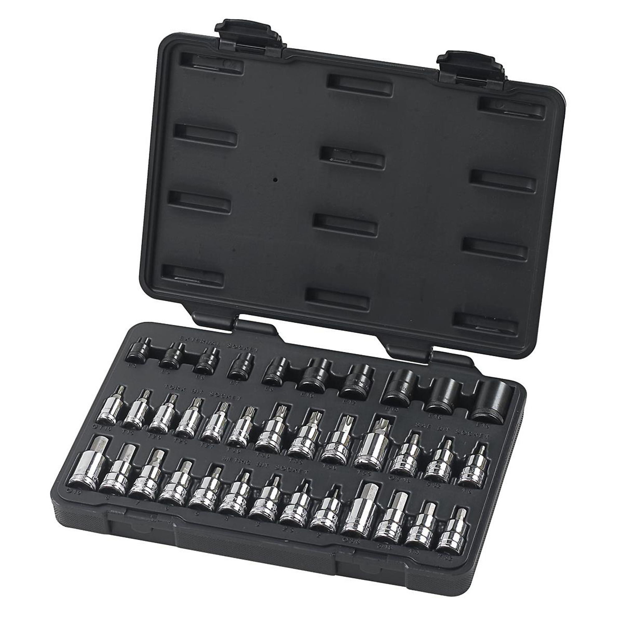 GearWrench Master Torx Set with Hex Socket Bits — 36-Piece, Model# KDT80726