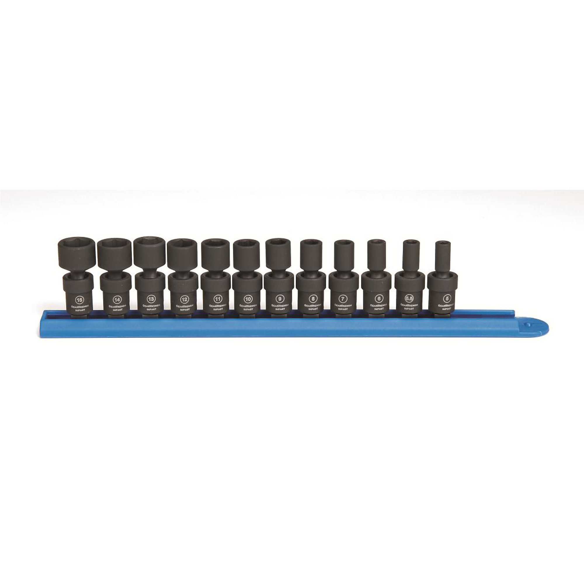 GearWrench Universal Socket Set — 1/4in. Drive, 12-Piece, Metric, Model# KDT84905