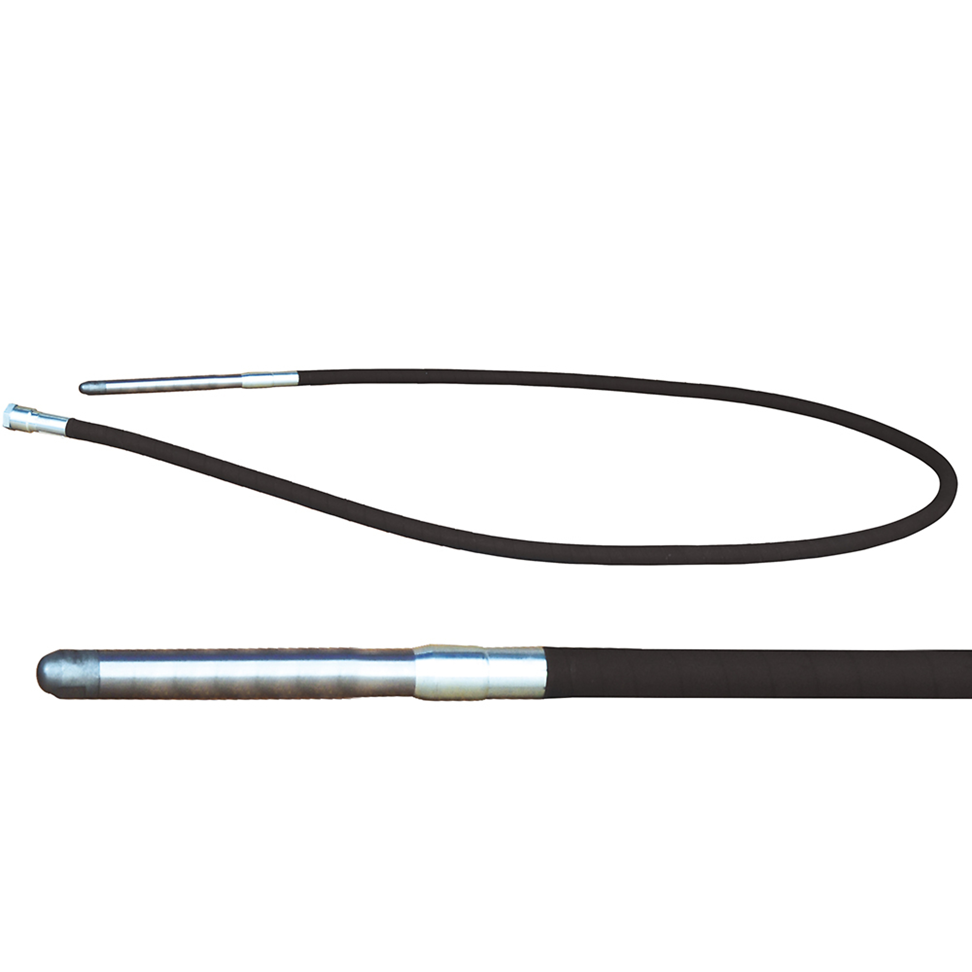 Tomahawk Concrete Vibrator Whip - 16in. Shaft, 2in. Head, 12000 VPM, Model# TVW16-P2