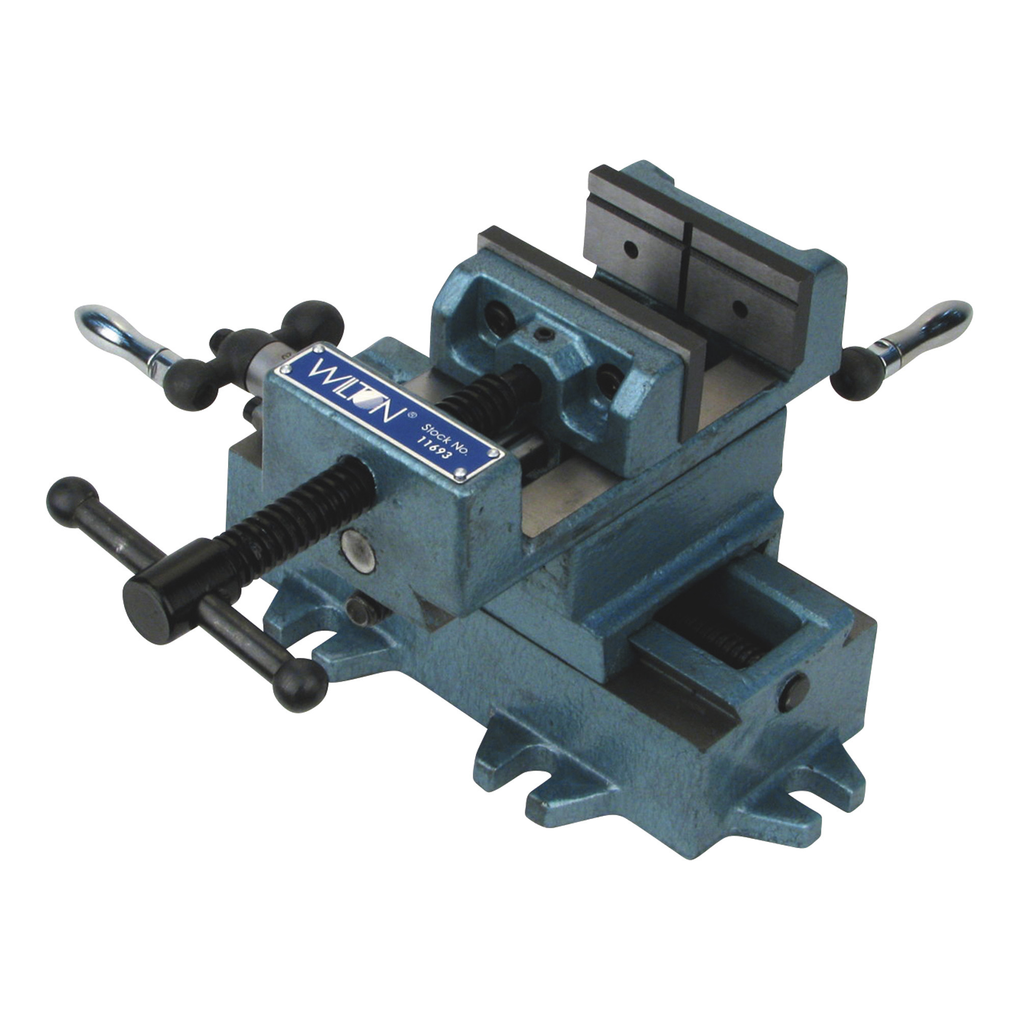 Wilton Cross Slide Drill Press Vise, 5in. Jaw Length, Model# CS5