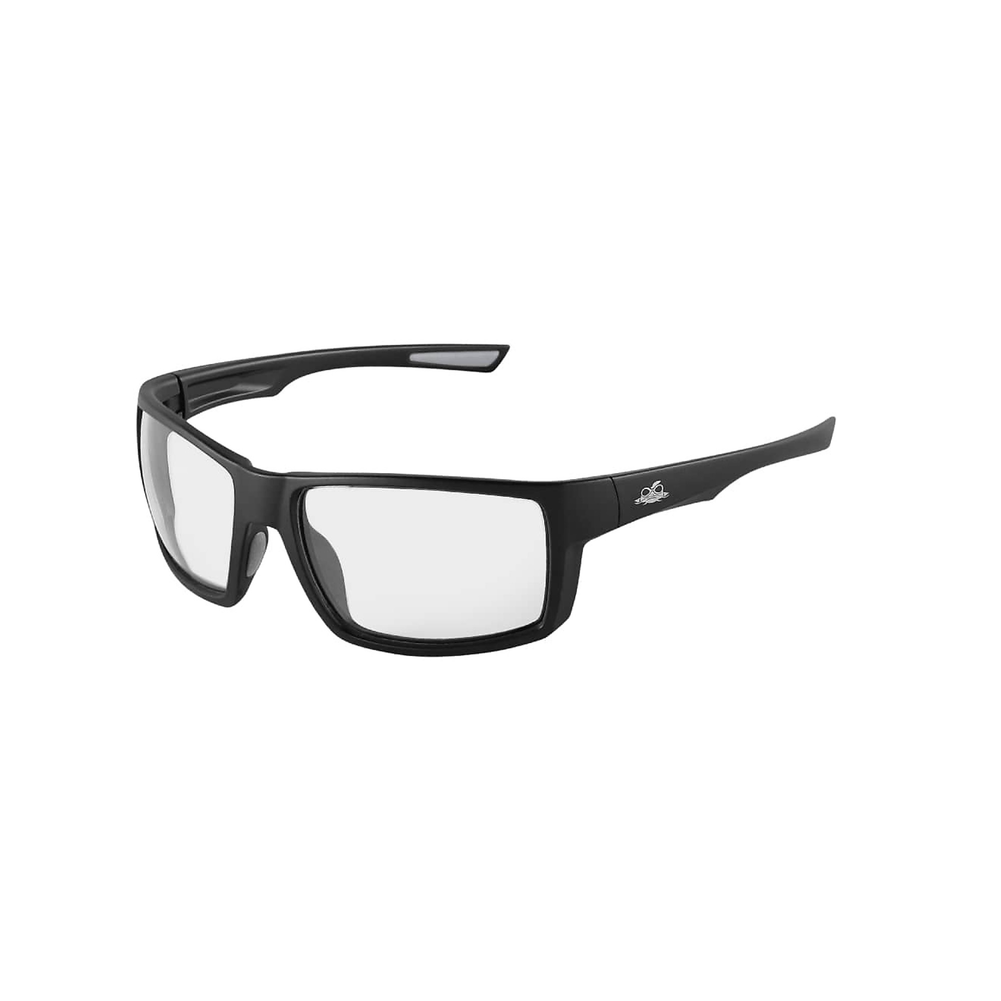 Bullhead Safety Sawfish™, Clear PFT Lens, Black Frame Safety Glasses - 12 Pairs, Frame Color Matte Black, Lens Color Clear, ANSI Z87 Compliant, Model# BH2661PFT