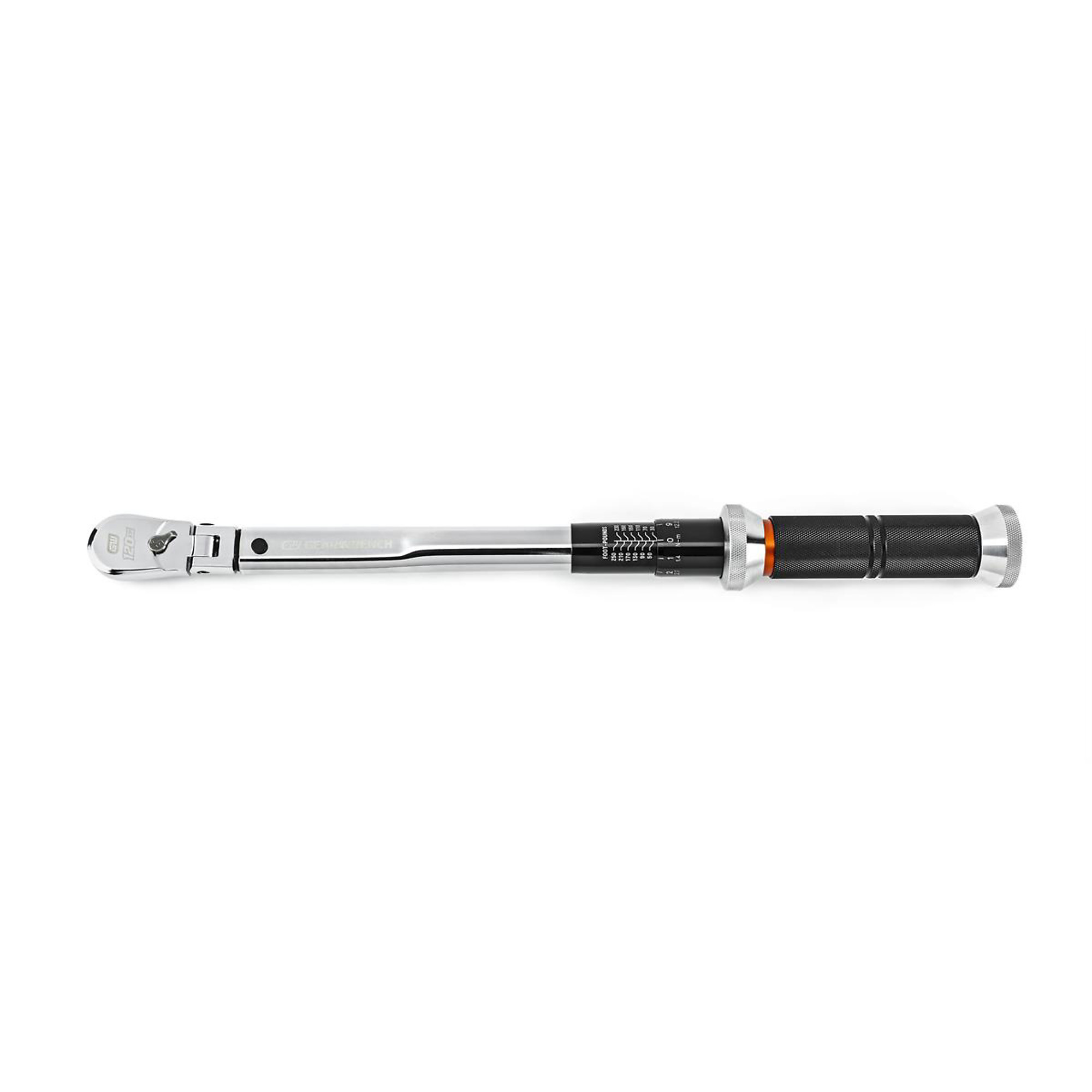 GearWrench 120XP Flex Head Torque Wrench — 3/8in. Drive, 5–75 ft.-lbs., Model# KDT85188