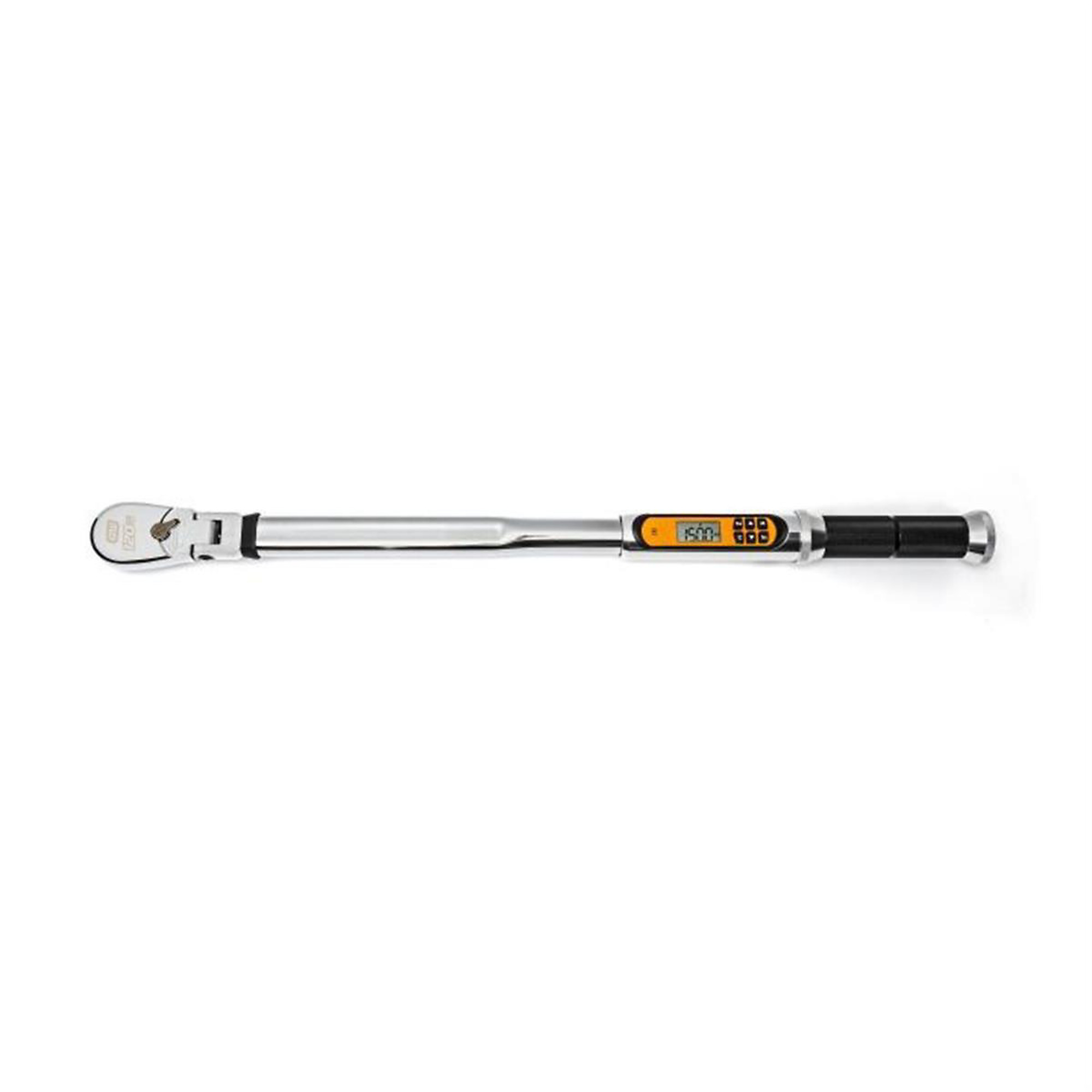 GearWrench 1/2in. Drive Flex-Head Electronic Torque Wrench, Model# KDT85196