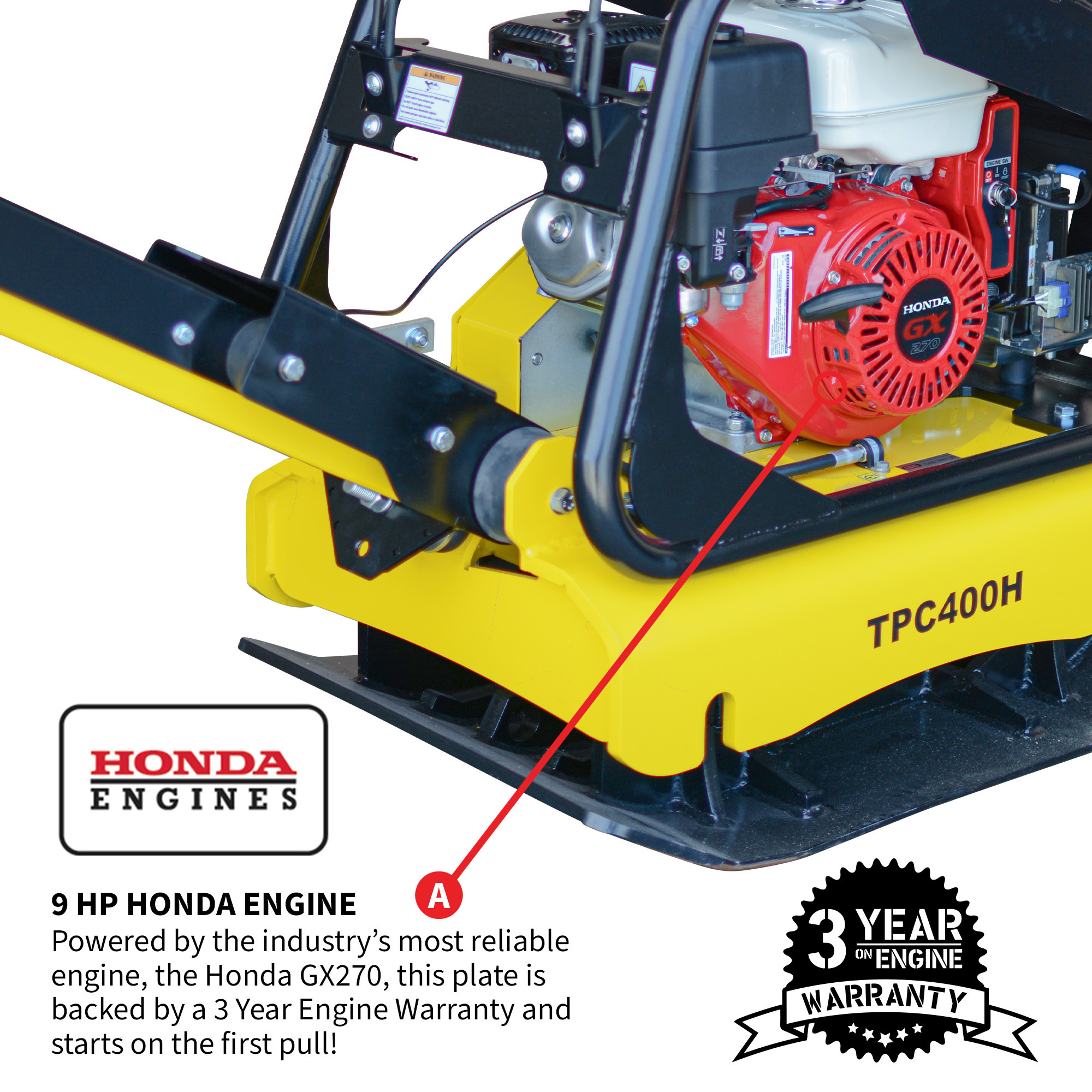 Start Key Compactor Tomahawk Reverse Plate Compactor - 24in. x 32in., 11690 lbs/ft² ...