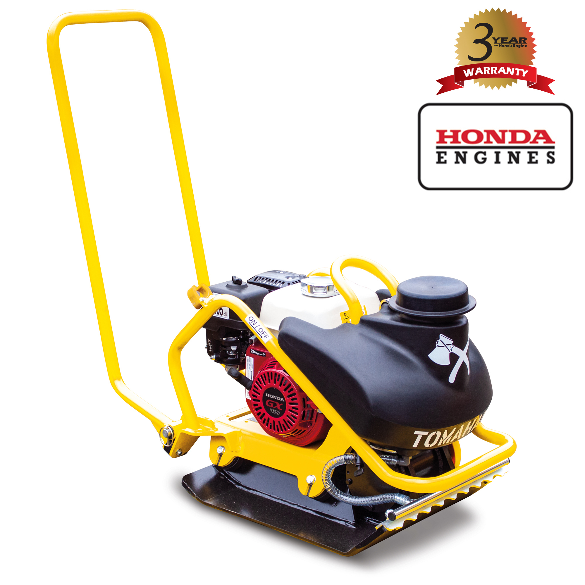 Tomahawk, 5.5HP Honda Compactor (90k), Engine Brand Honda, Engine Model GX160 Horsepower 5.5 HP, Model# TPC90H