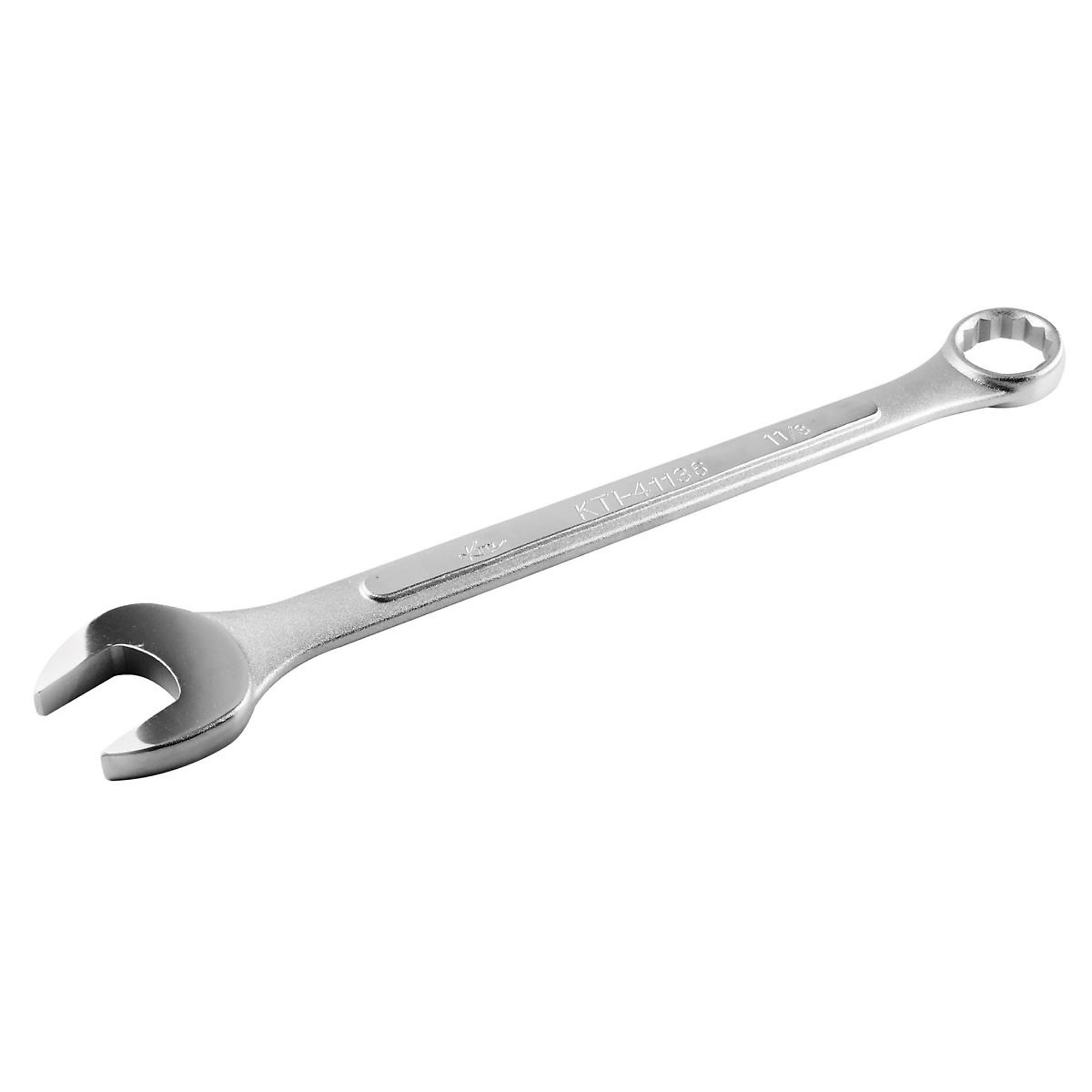 K-Tool International Combination Wrench — 1 1/8in., 12-Point, 15 Degree, Chrome Plated, Model# KTI41136