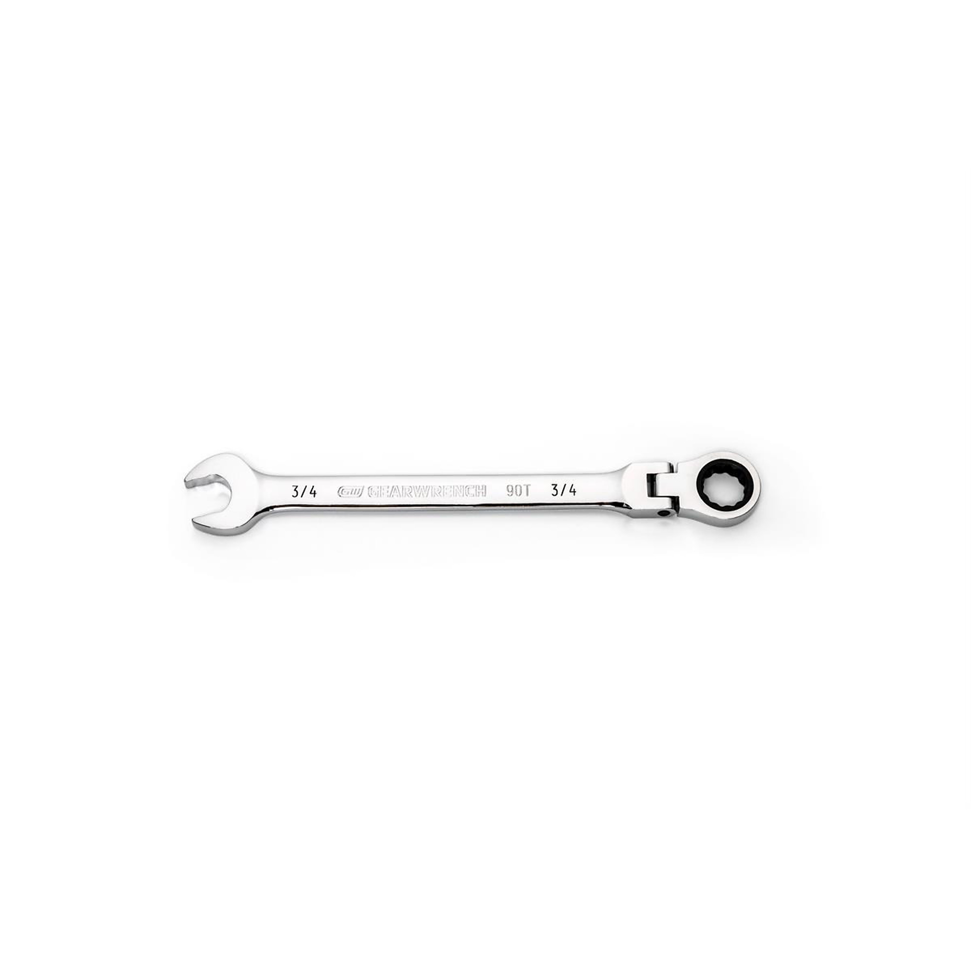 GearWrench Flex Combination Ratchet Wrench — 3/4in., 90T, 12-Point, Model# KDT86749