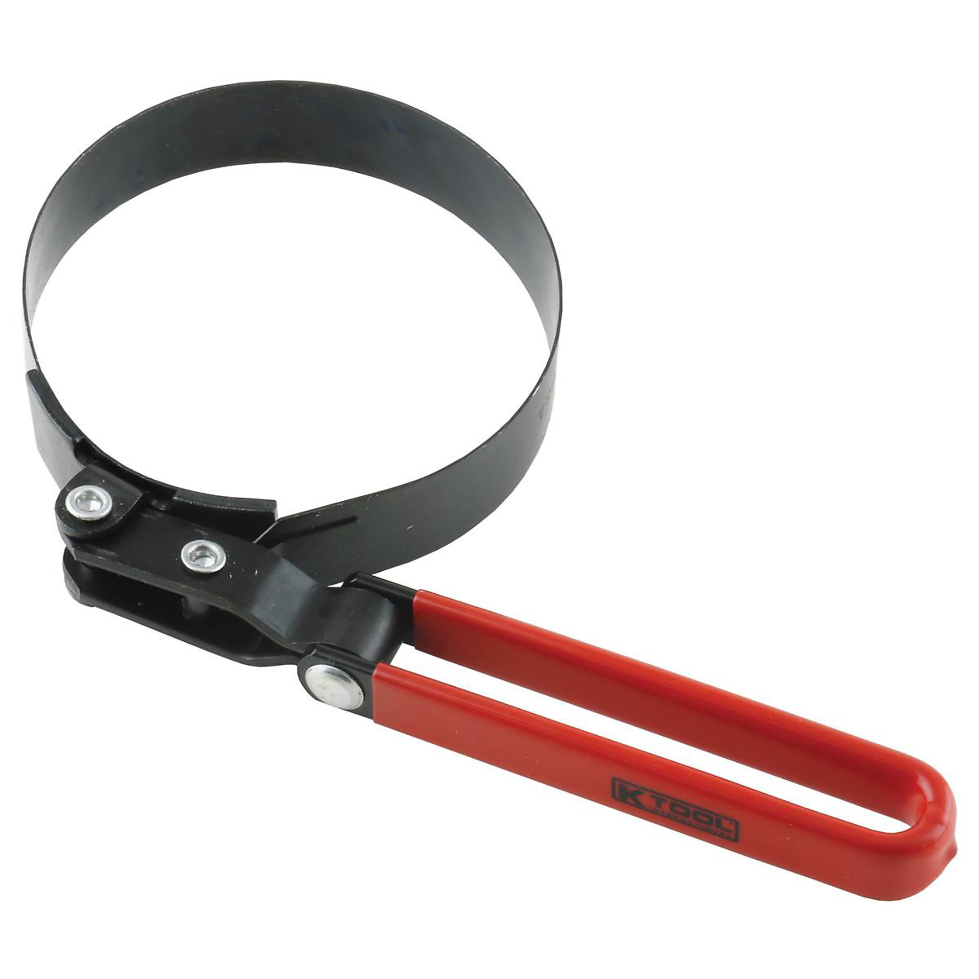 K-Tool International Oil Filter Strap Wrench — 4in. x 4-3/8in., Large, Swivel Handle, Model# KTI73603