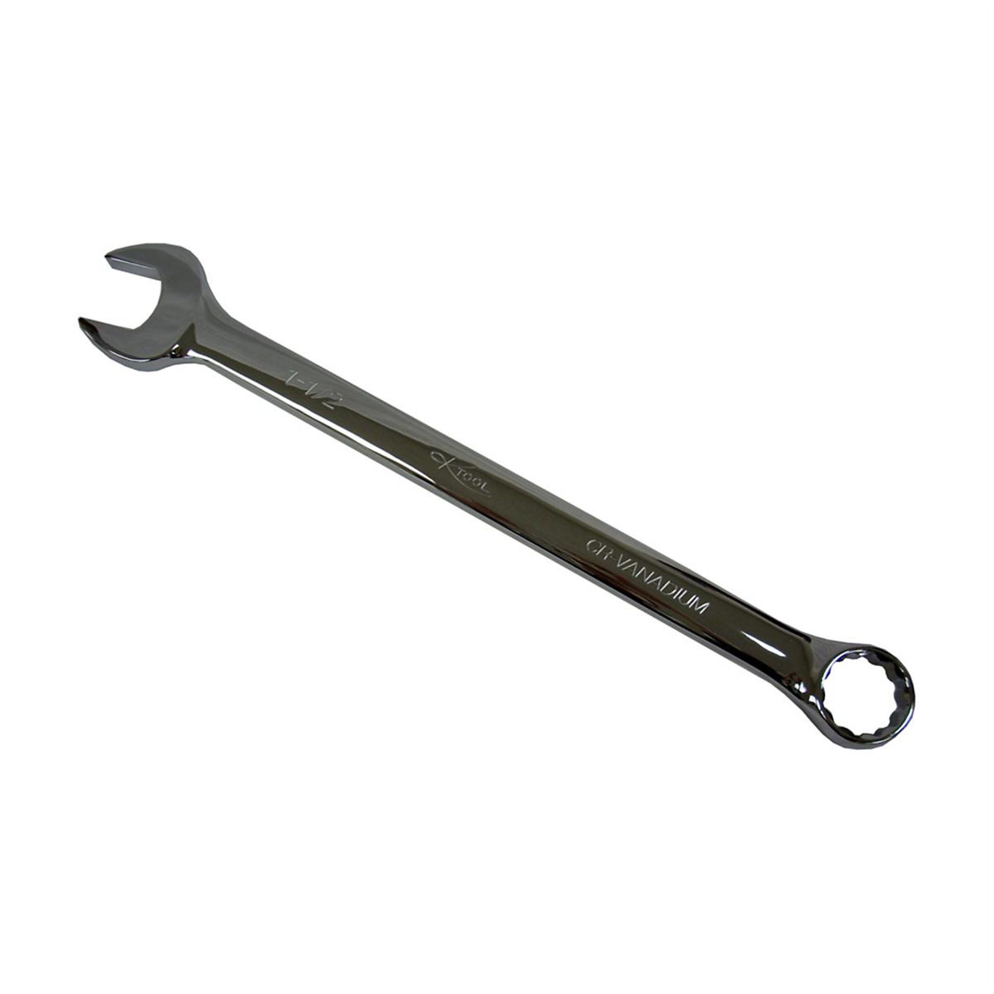 K-Tool International Combination Wrench — 1 1/2in., 12-Point, 15-Degree Offset, Alloy Steel, High Polish, Model# KTI41348