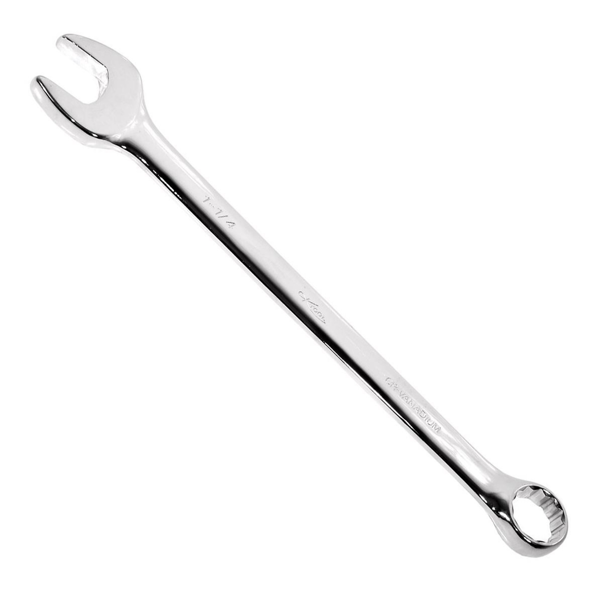 K-Tool International Combination Wrench — 1 1/4in., 12-Point, 15-Degree Offset, Alloy Steel, Model# KTI41340