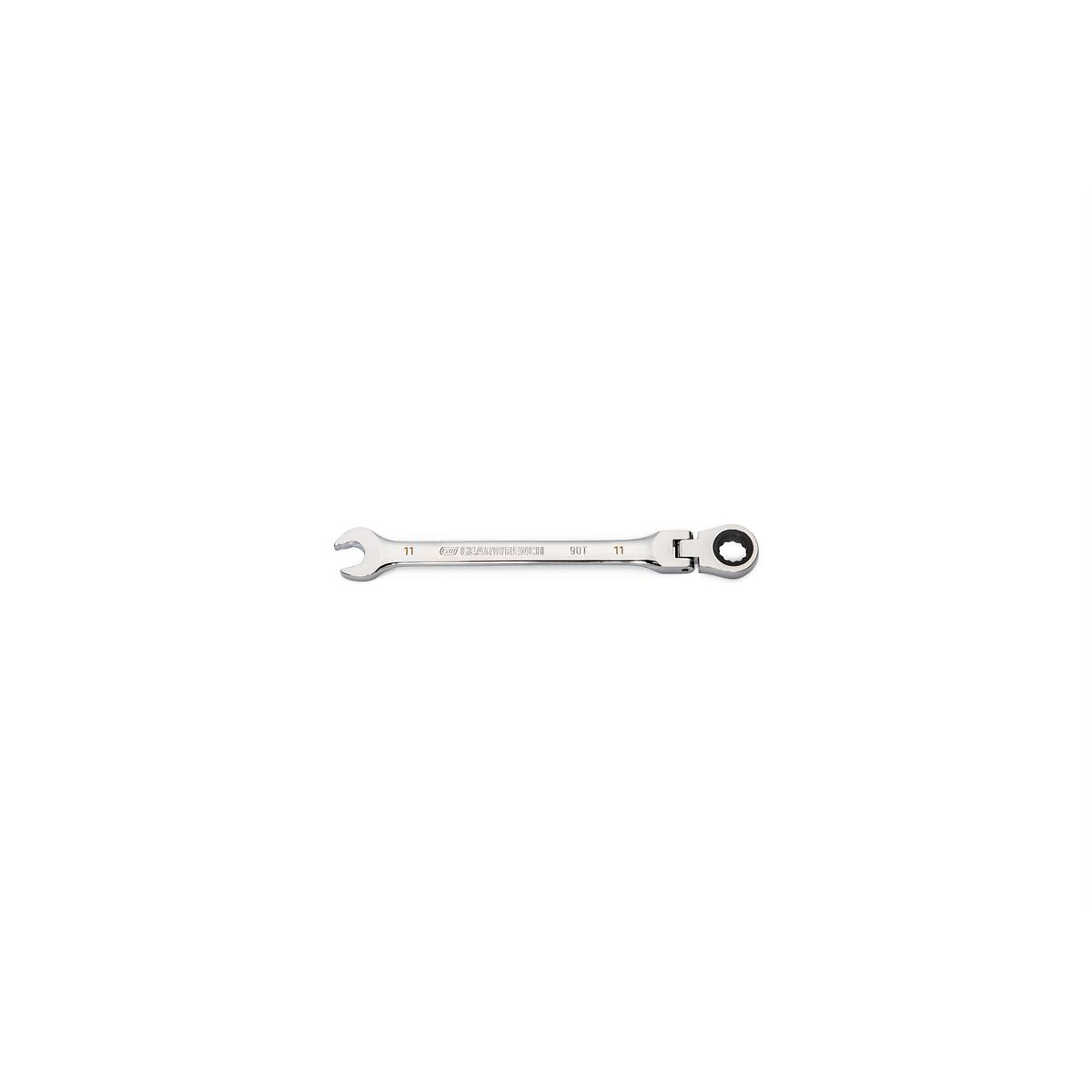 GearWrench Flex Combination Ratchet Wrench — 11mm, 90T, 12 Pt., Model# KDT86711