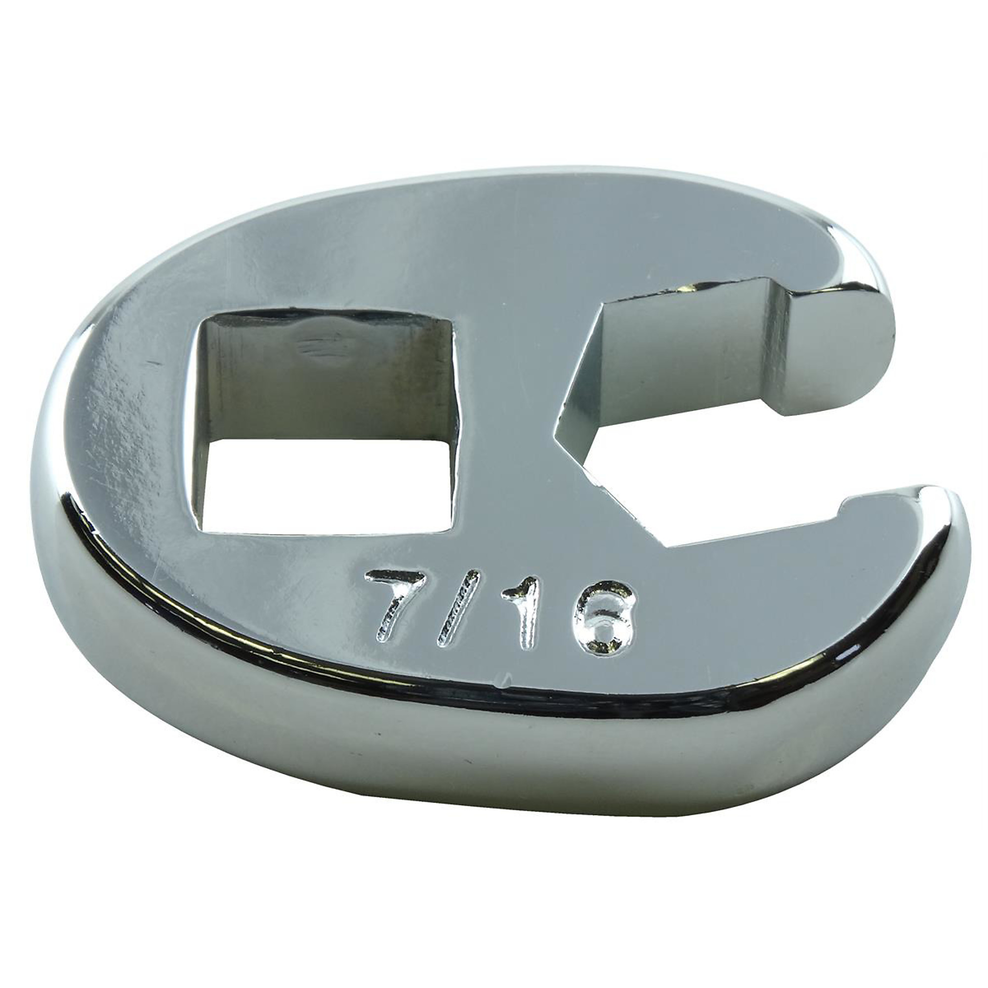 K-Tool International Flare Nut Wrench — 7/16in., 6-Point, 3/8in. Drive, Heat Treated Steel, Model# KTI22314
