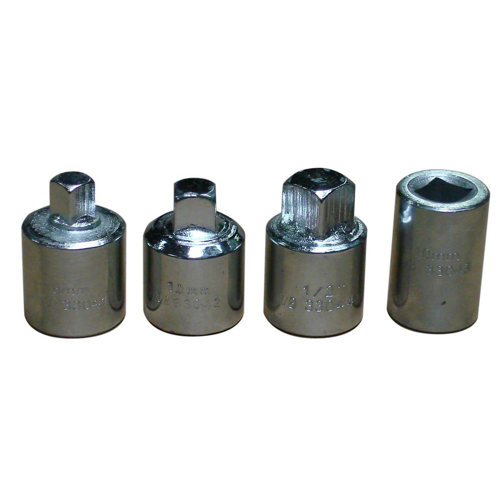 V-8 Tools Drain Plug Socket Set — 4-Pc., 1/2in. Drive, Model# V8T3304