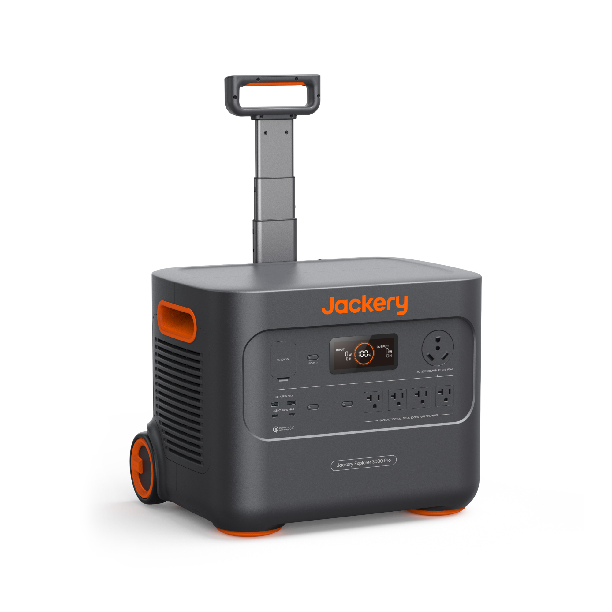 Jackery Portable Power Station Explorer 3000 Pro, 3024Wh, 2x100W