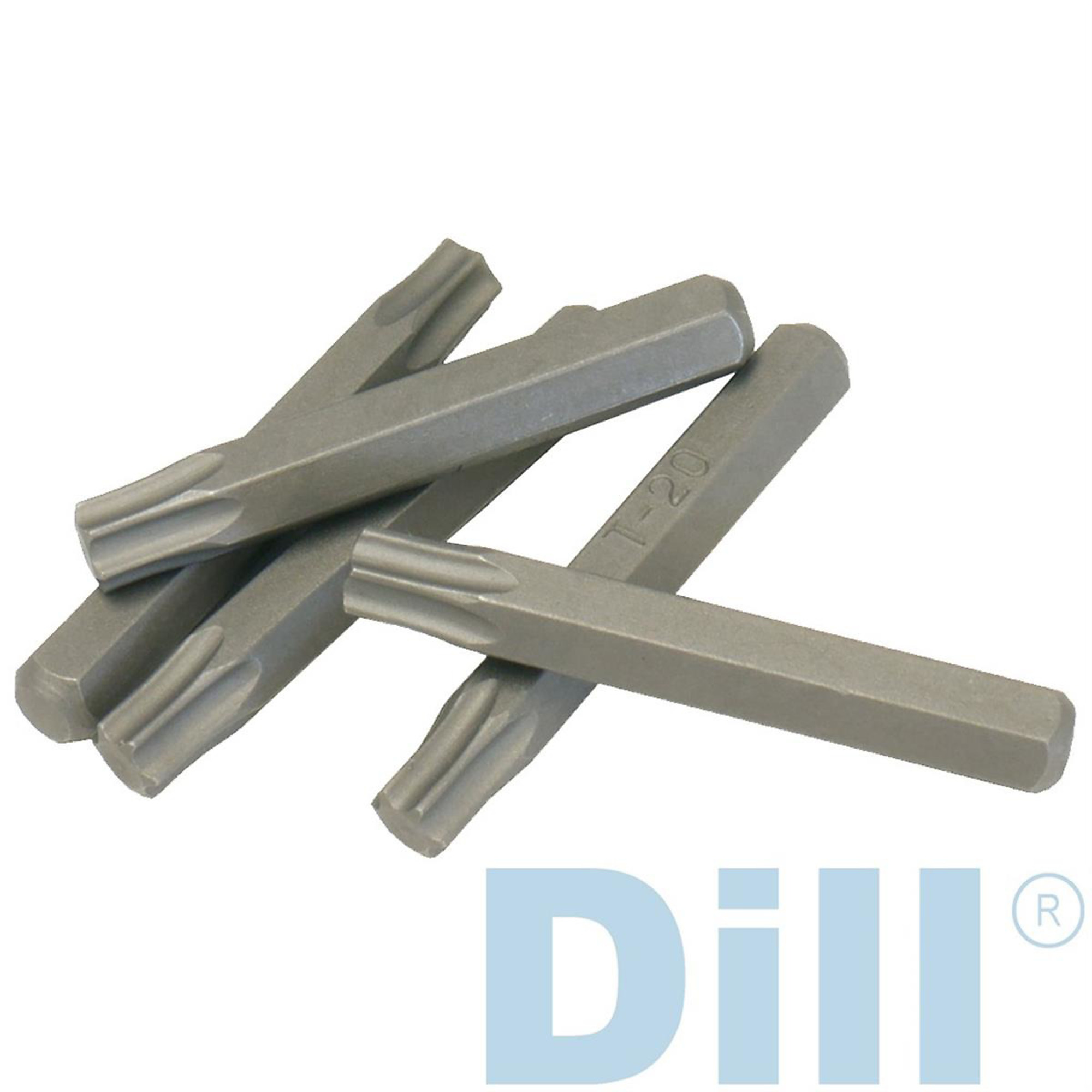 Dill Air Controls Replacement T-20 Bits for 5535 Driver — Pack of 5, Model# DIL5535-5-1