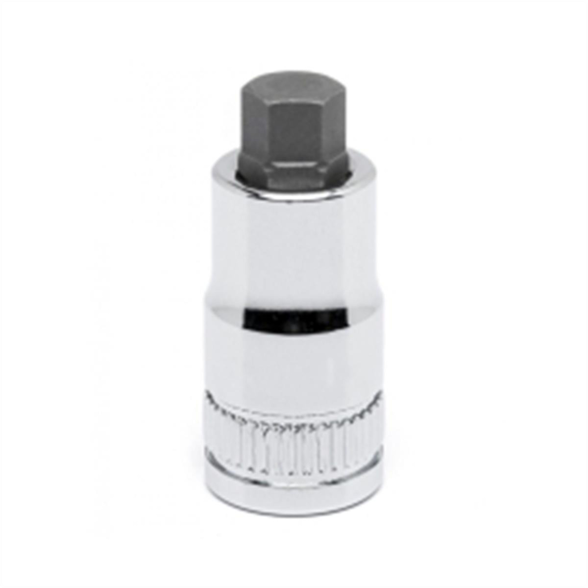 VIM Tools Hex One Piece Drive Bit — 10mm, 1/4in. Square Drive, S2 Alloy Steel, Satin Chrome, Model# VIMSHM410