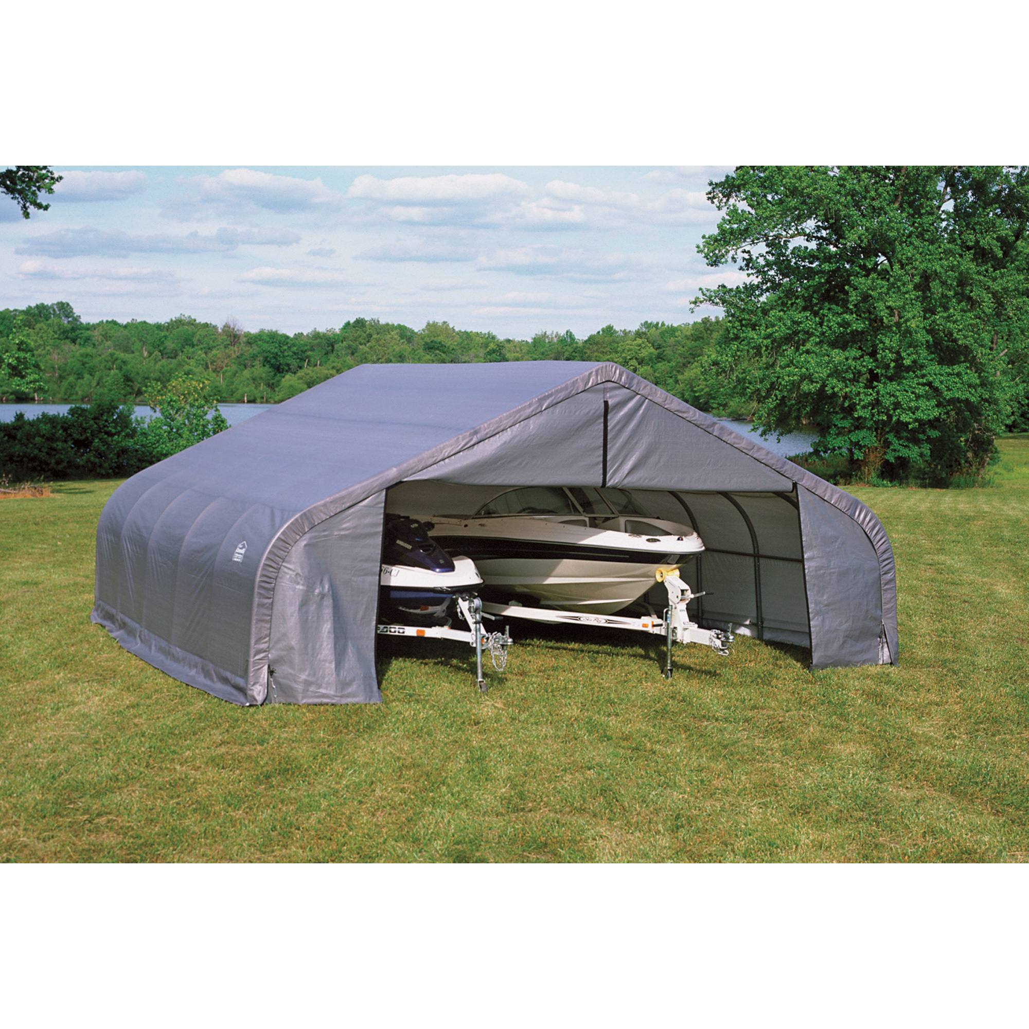ShelterLogic Peak Style Instant Garage - 22ft.W x 20ft.L x 10ft.H ...
