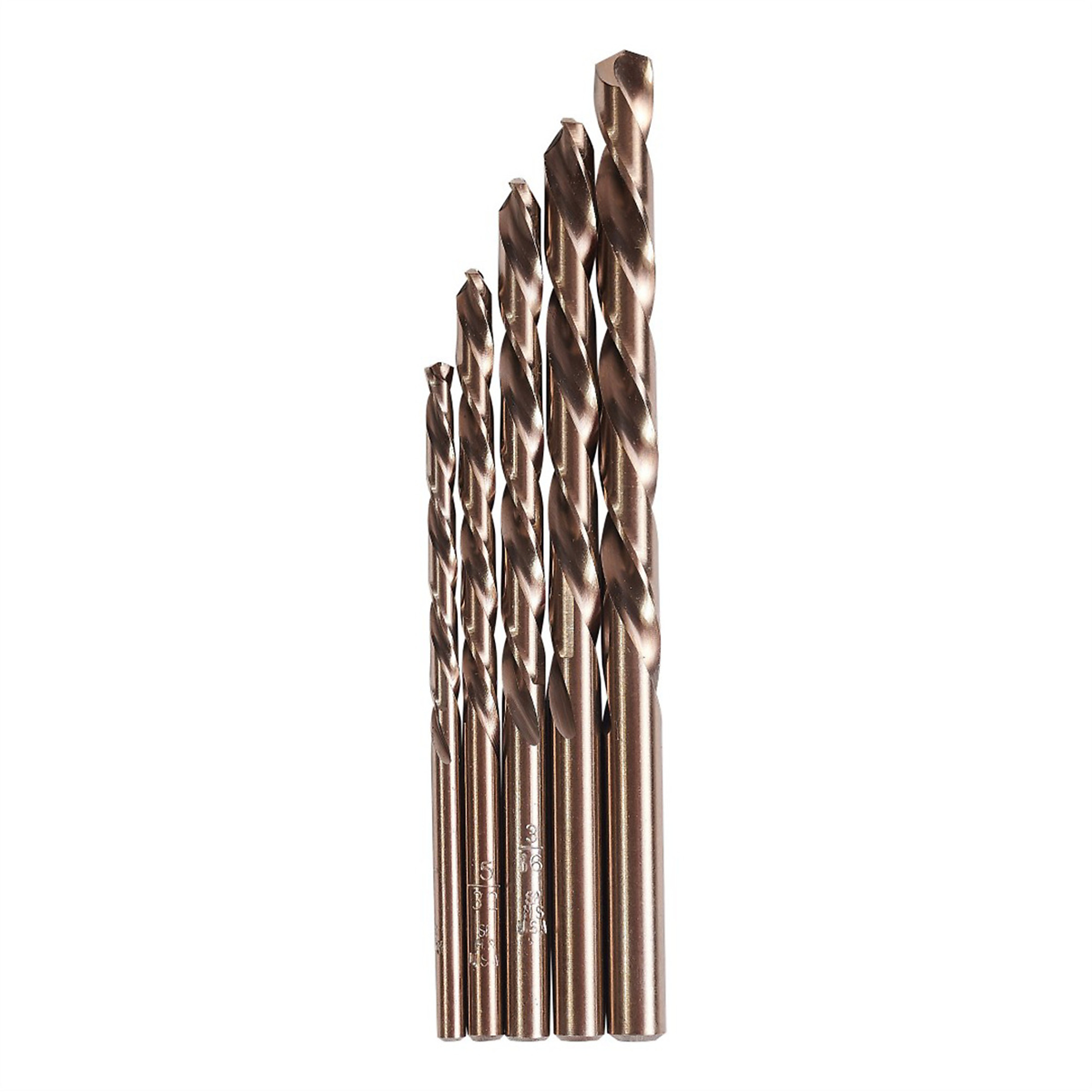 KnKut Left Hand Drill Bit Set - 5-Piece, Jobber Length, Model# KNK5KK6 ...