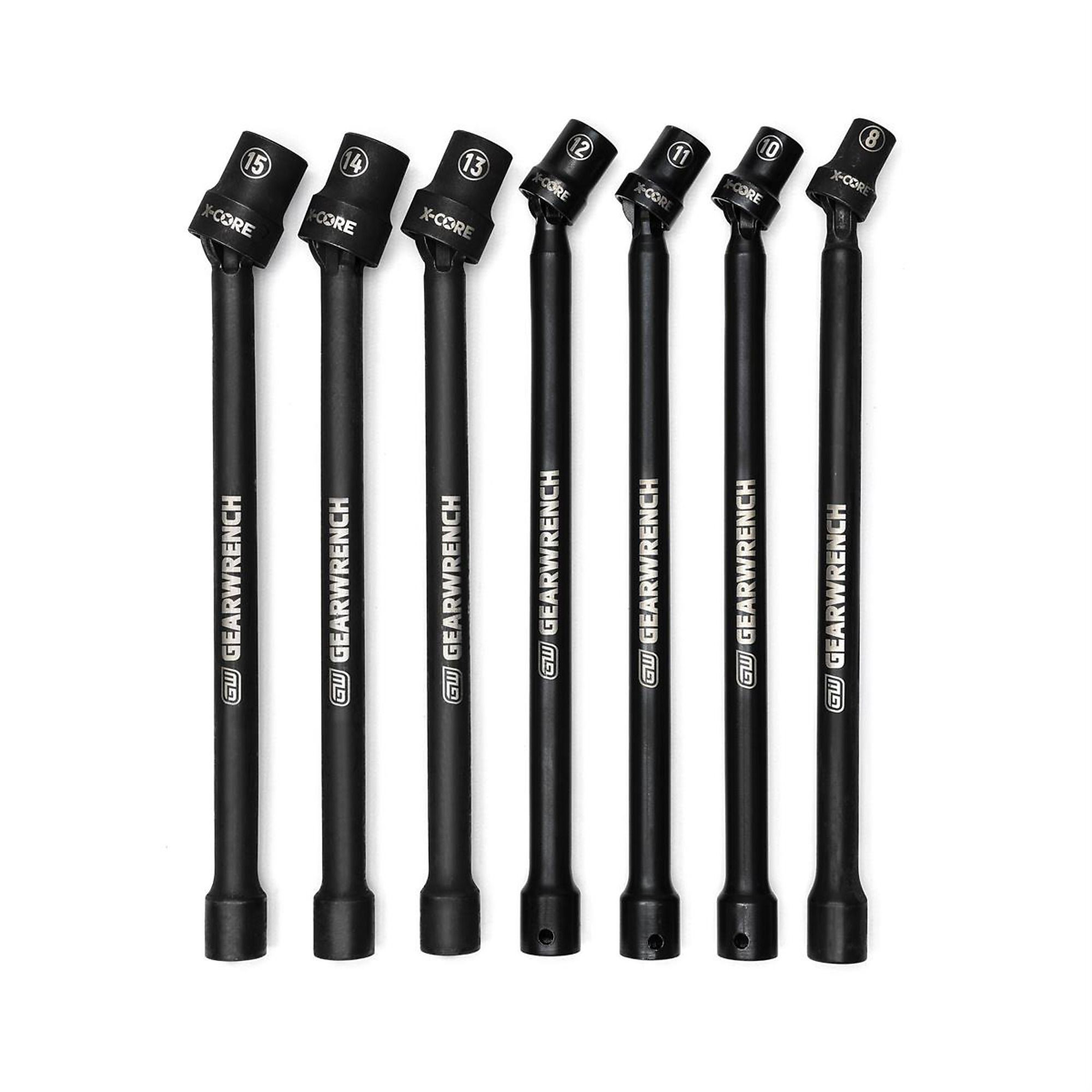 GearWrench 7-Piece 3/8in. Drive Pinless Universal Extension Socket Set, Model# KDT84980