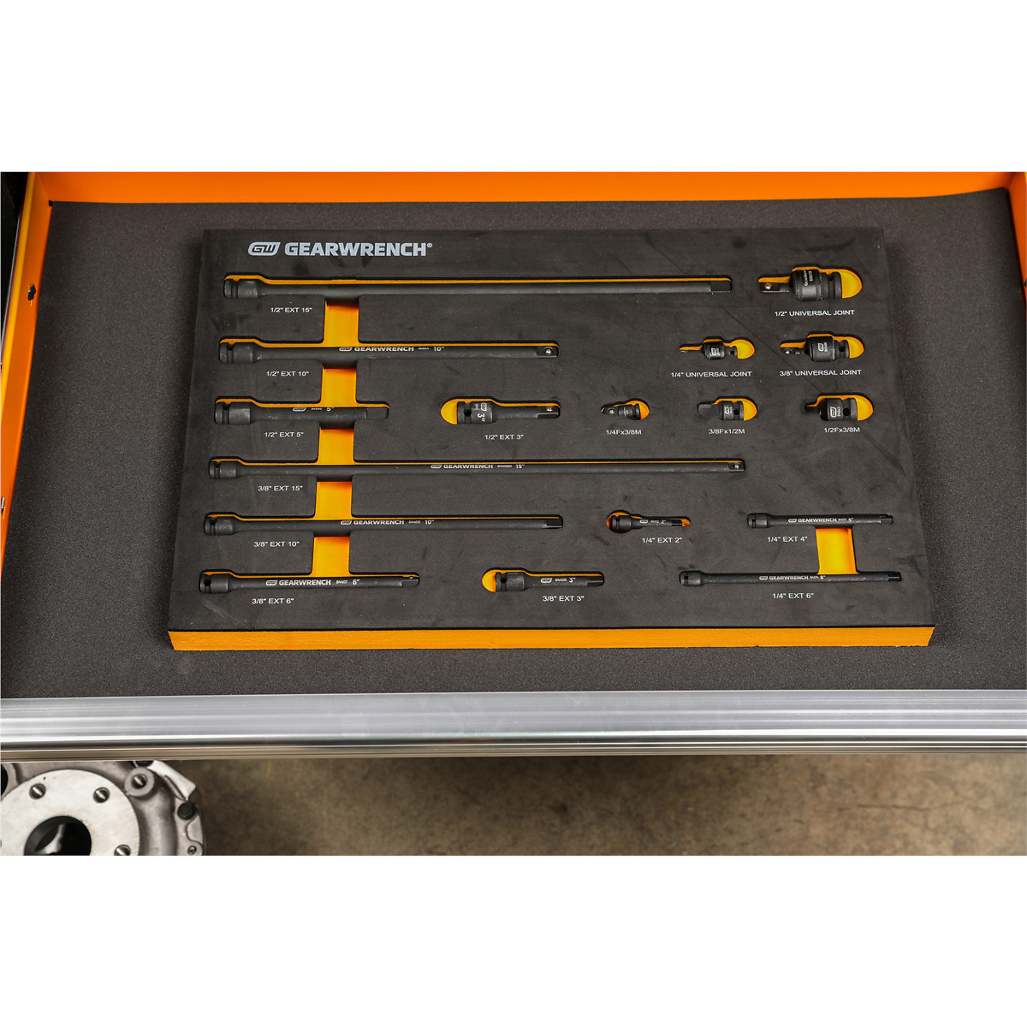 GearWrench Impact Drive Tool Set — 17-Piece, 1/4in., 3/8in., 1/2in., Model# KDT86524