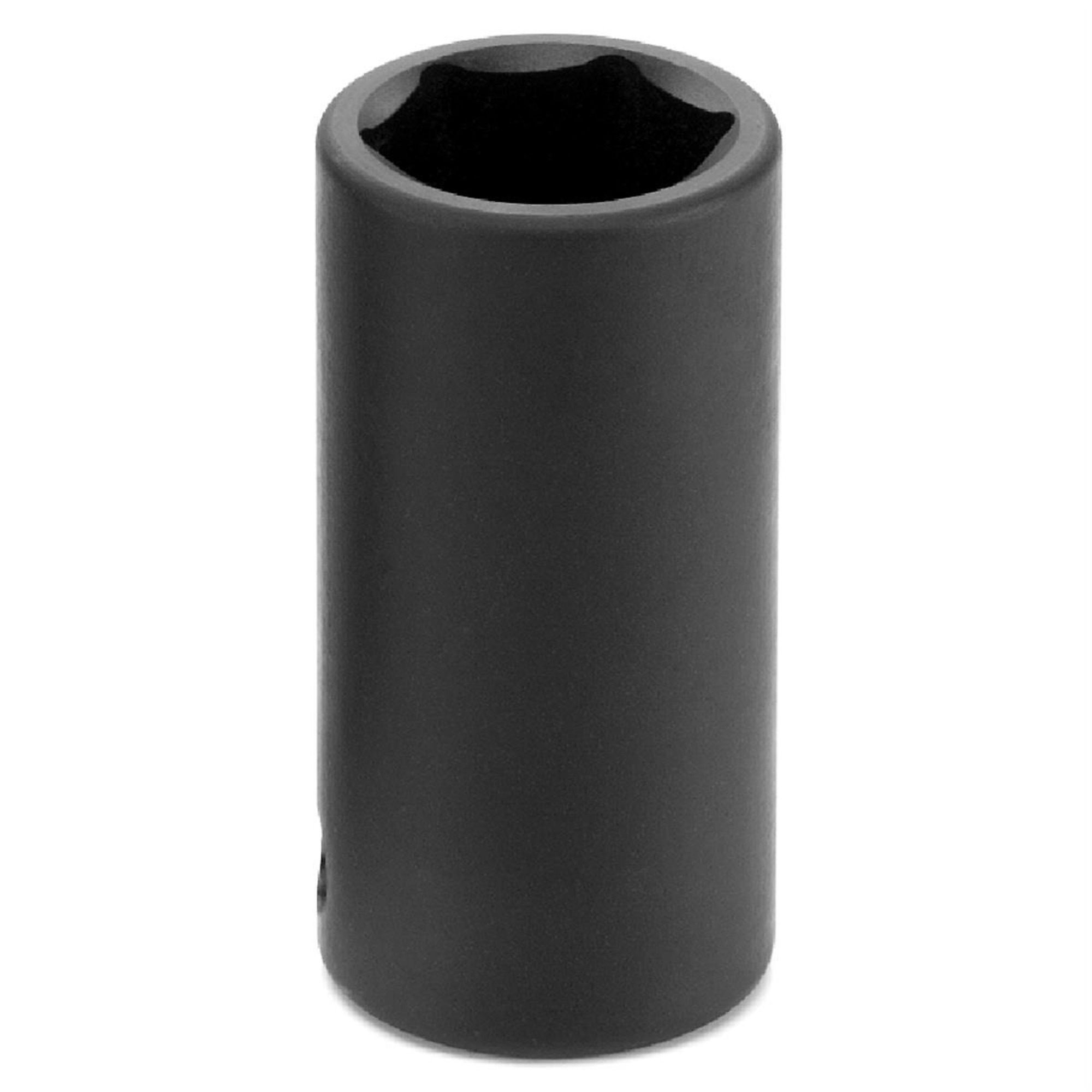 Grey Pneumatic Semi-Deep Impact Socket — 3/8in. Drive, 13mm, 6-Point, Chrome-Molybdenum Steel, Model# GRE1013MSD
