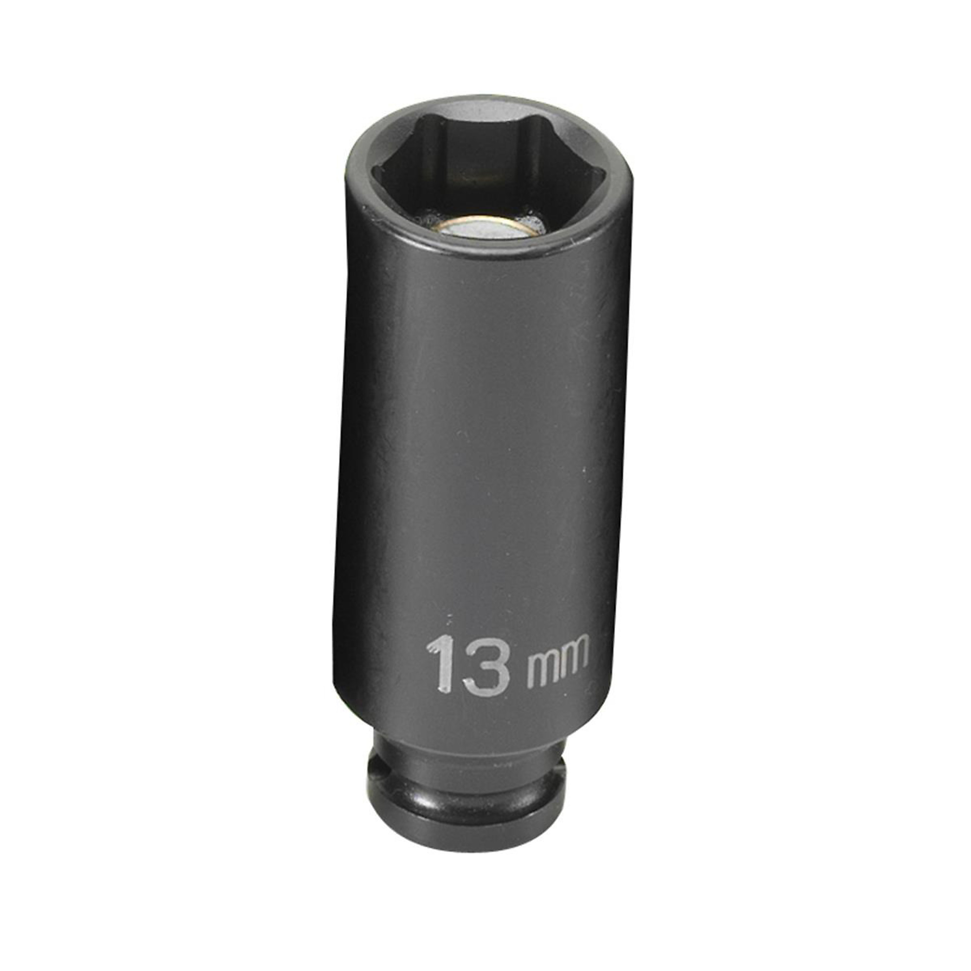 Grey Pneumatic 13mm Impact Socket - 1/4in. Drive, 6-Point, Deep ...