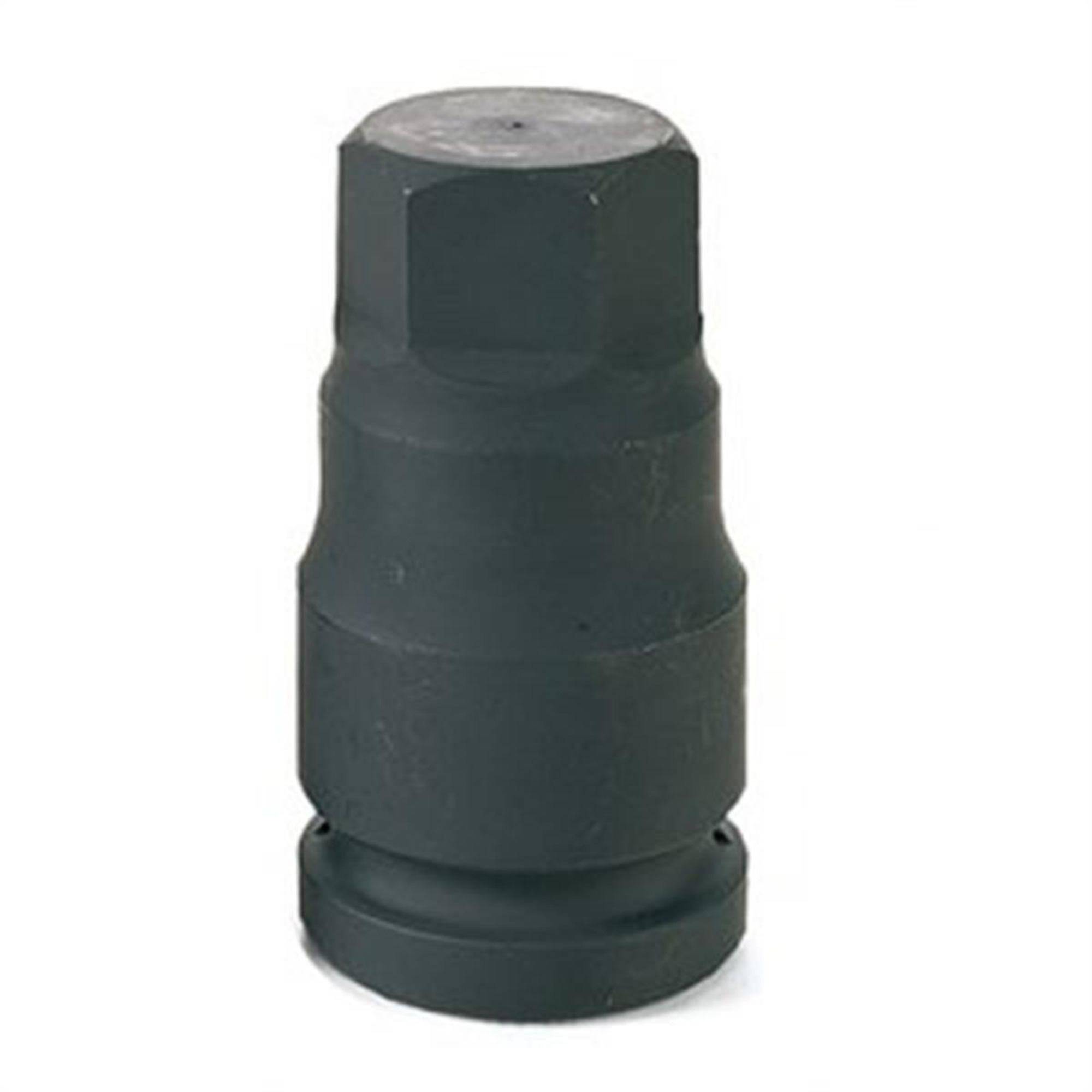 Grey Pneumatic Impact Hex Socket — 17mm, 1in. Drive, 4in. Length, Model# GRE4917M