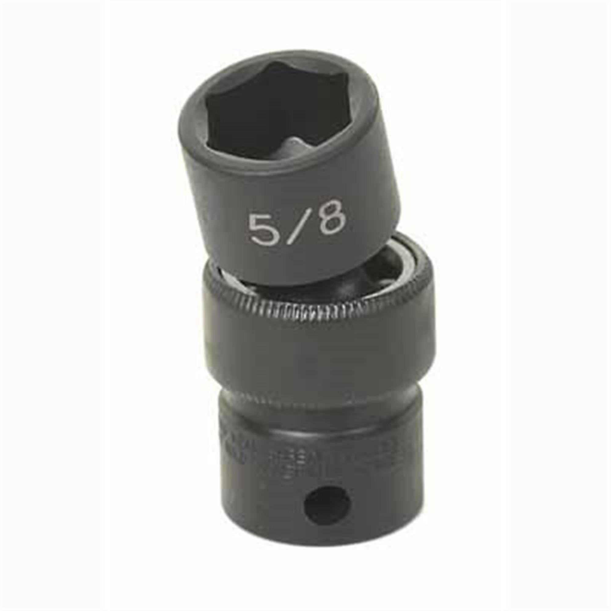 Grey Pneumatic Impact Socket — 8mm, 3/8in. Drive, Universal, 6-Point, Black, Model# GRE1008UM