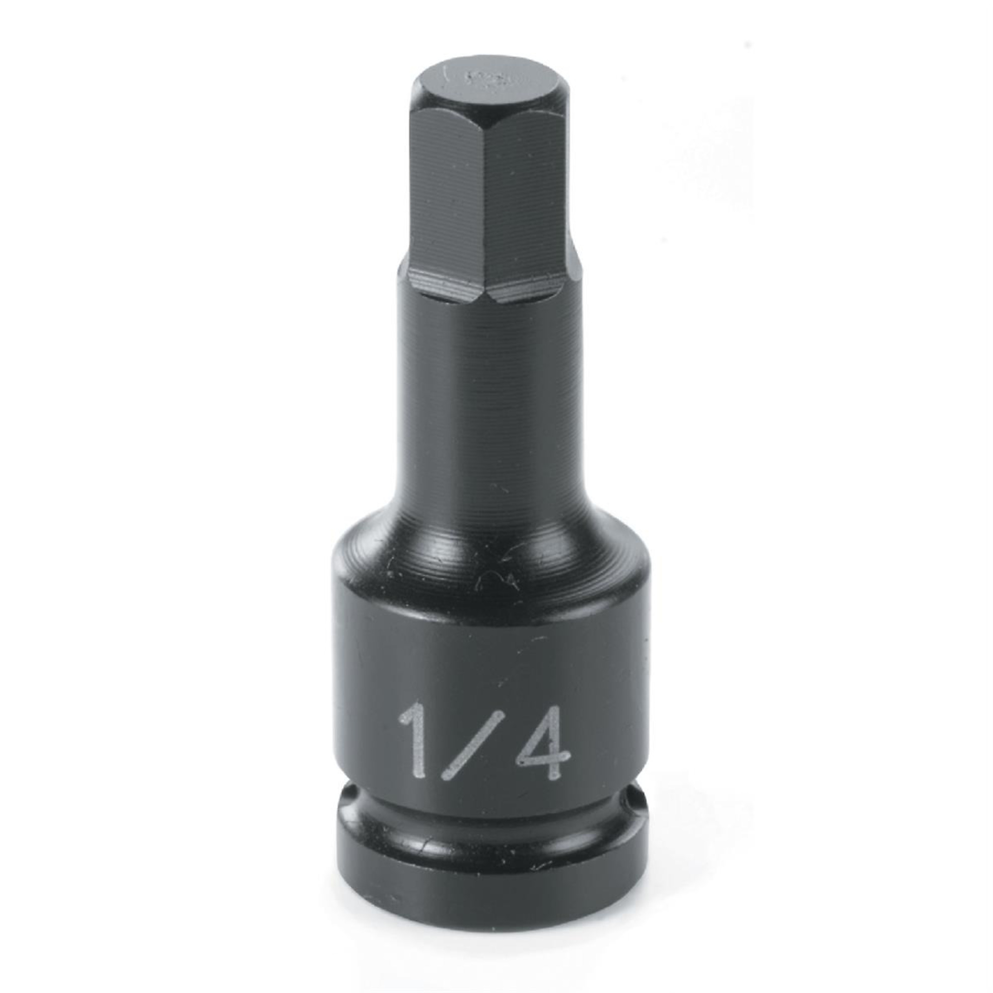 Grey Pneumatic Impact Hex Socket — 1/4in. Drive, 5/32in. Size, Black Oxide, Model# GRE9905F