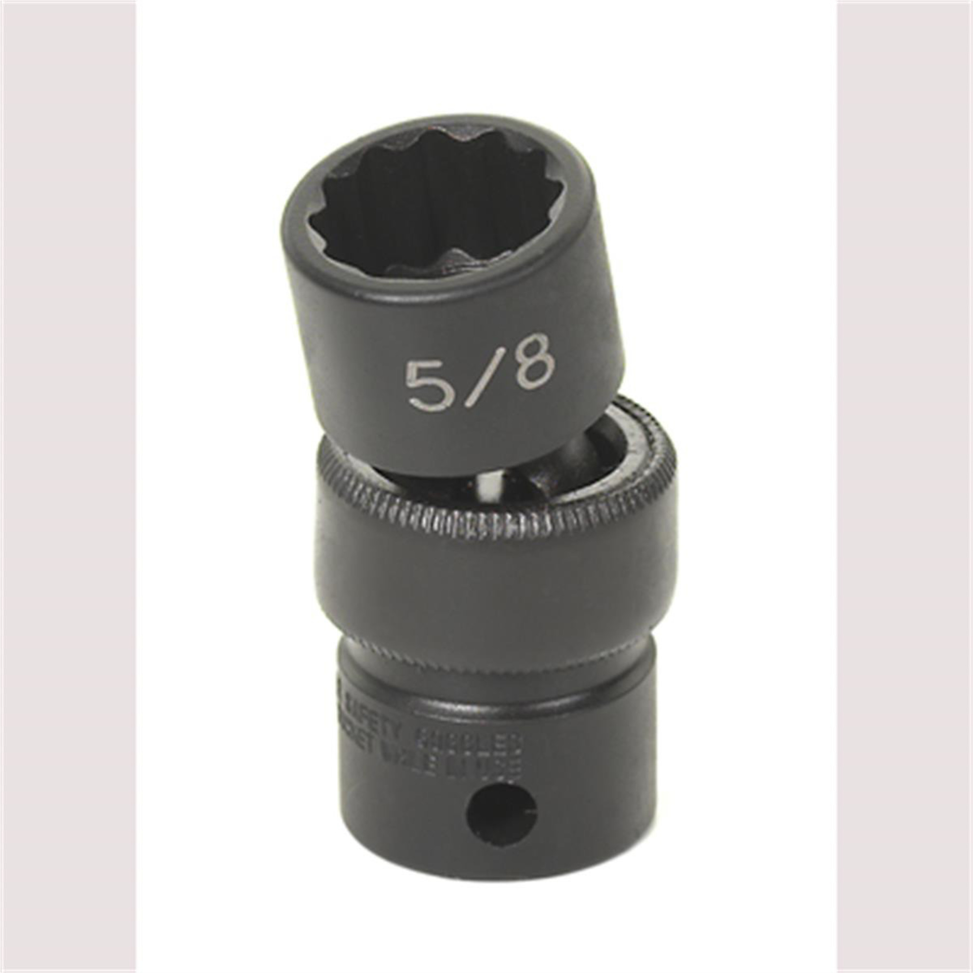 Grey Pneumatic 12-Point Impact Universal Socket — 5/8in., 3/8in. Drive, Black Oxide, Model# GRE1120U