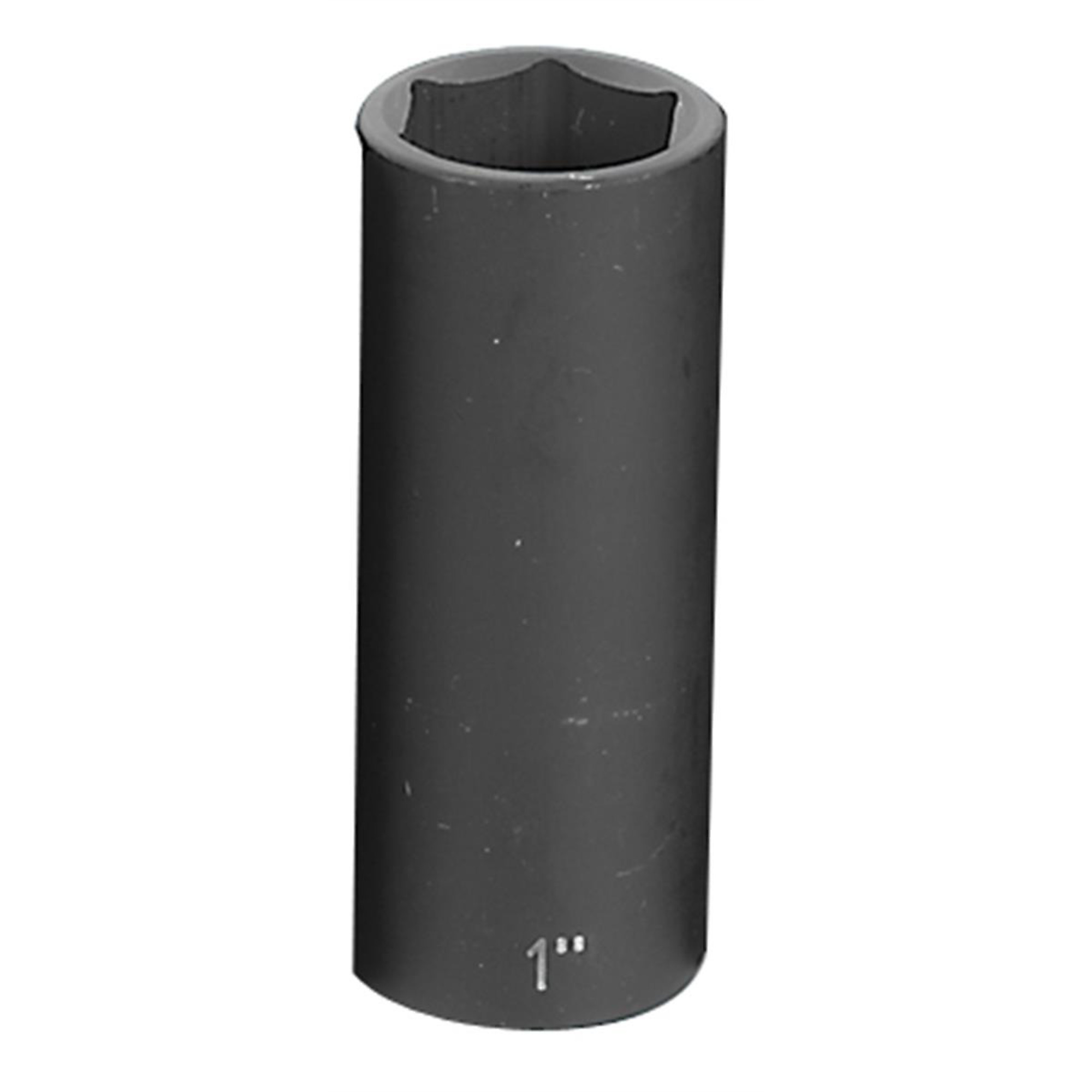 Grey Pneumatic Impact Socket — 1/2in. Drive, 1in. Deep, Chrome-Molybdenum Steel, Model# GRE2032D
