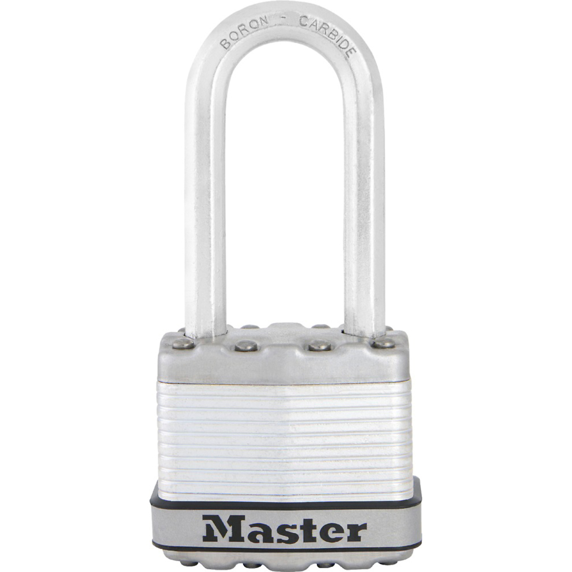 Master Lock Padlock Magnum Laminated 1-3/4" x  5/16" Diameter x 2", Steel, with Key, 1 Pack M1XKADLHCCSEN