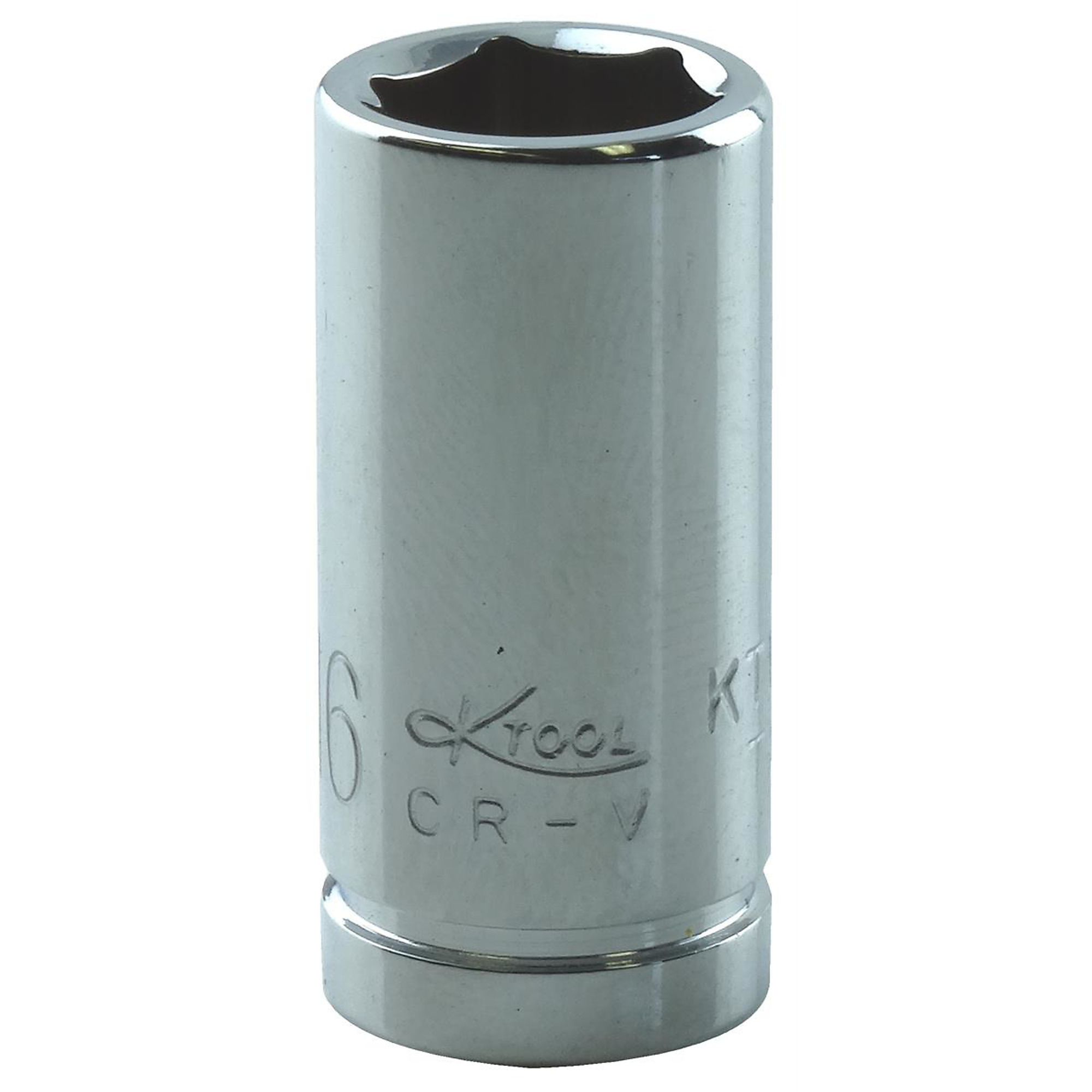 K Tool International 5/16in. 6-Point Socket — 1/4in. Drive, Chrome Vanadium Steel, Model# KTI21110