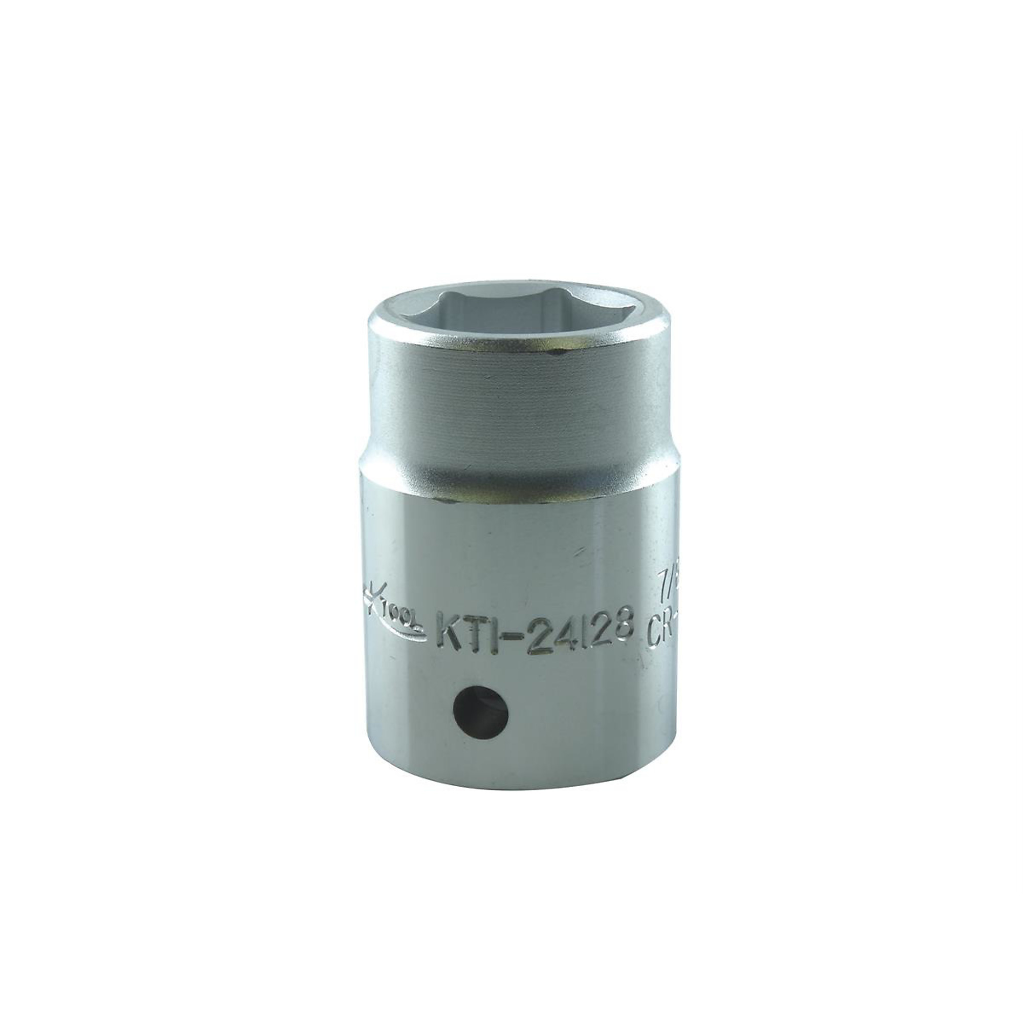 K Tool International Socket — 7/8in., 3/4in. Drive, 6-Point, Chrome Vanadium Steel, Model# KTI24128