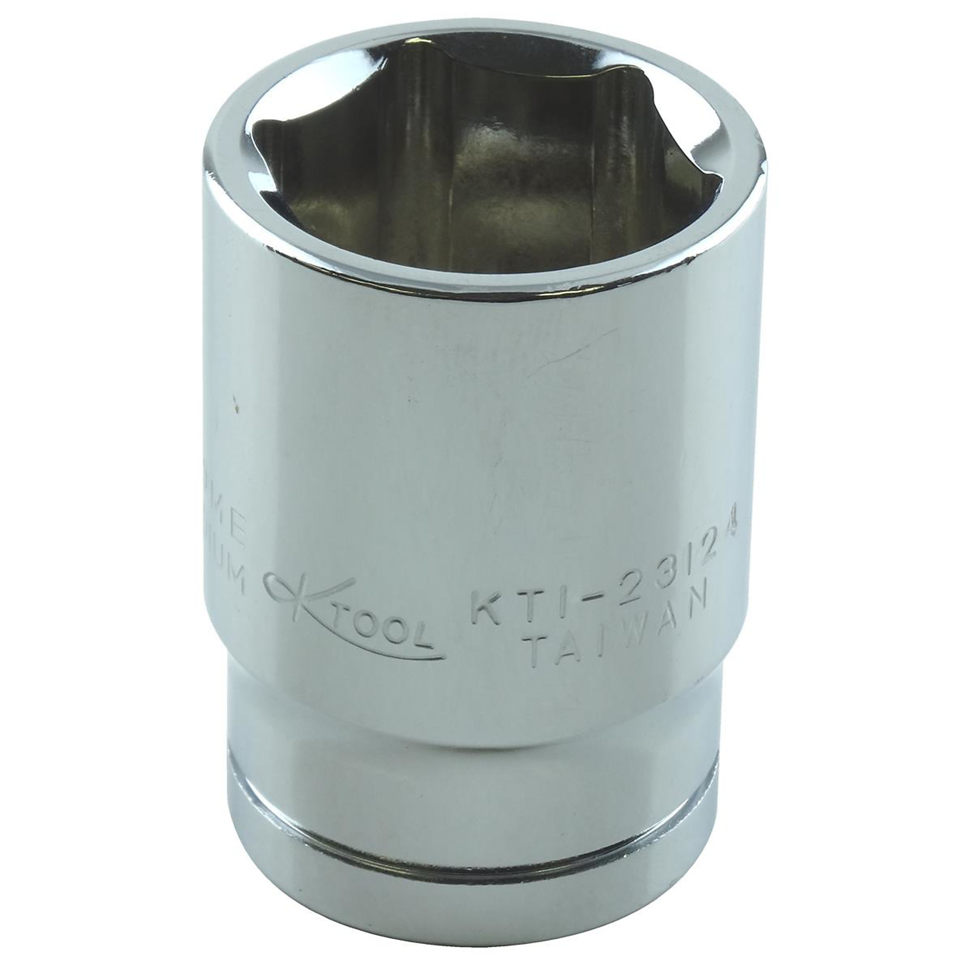 K Tool International Socket — 3/4in., 1/2in. Drive, 6-Point, Chrome Vanadium Steel, Model# KTI23124
