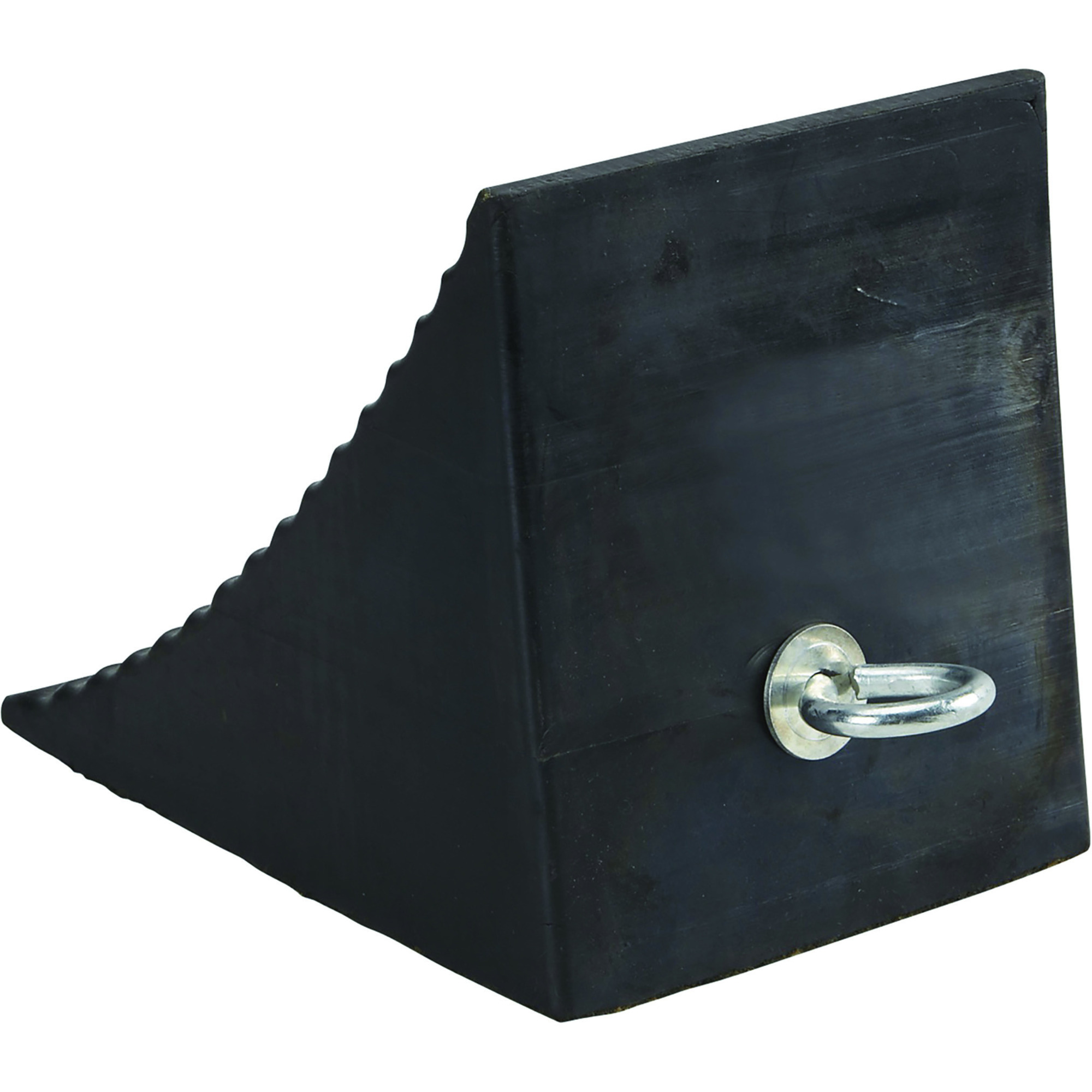 BluBird, Contured Wheel Chock w Eye Bolt - Trailer Security, Working Width 7 in, Height 8.5 in, Included (qty.) 1 Model# BBRWC04