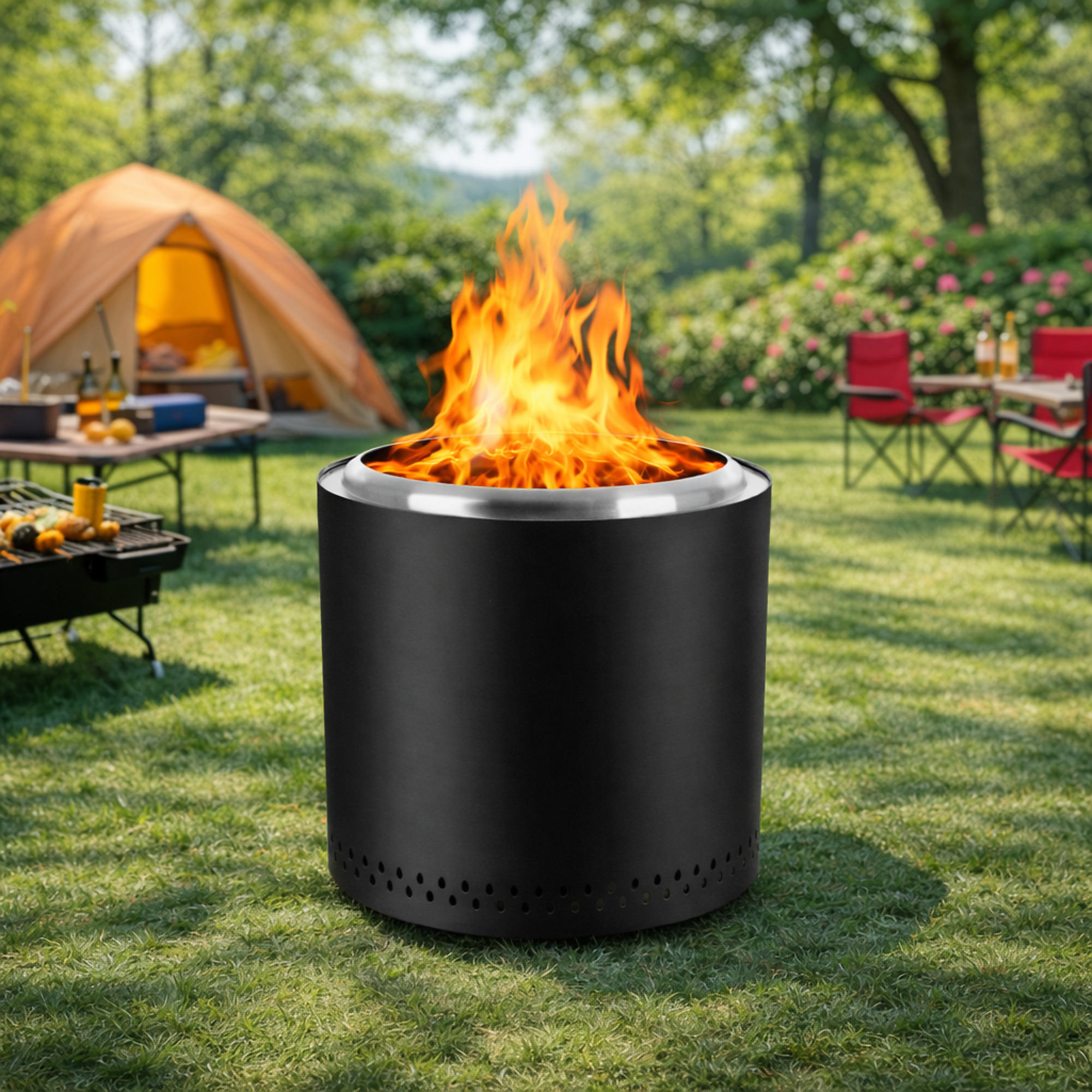 Red Mountain Valley Smokeless Fire Pit — 19in., Model# 2A-OH127