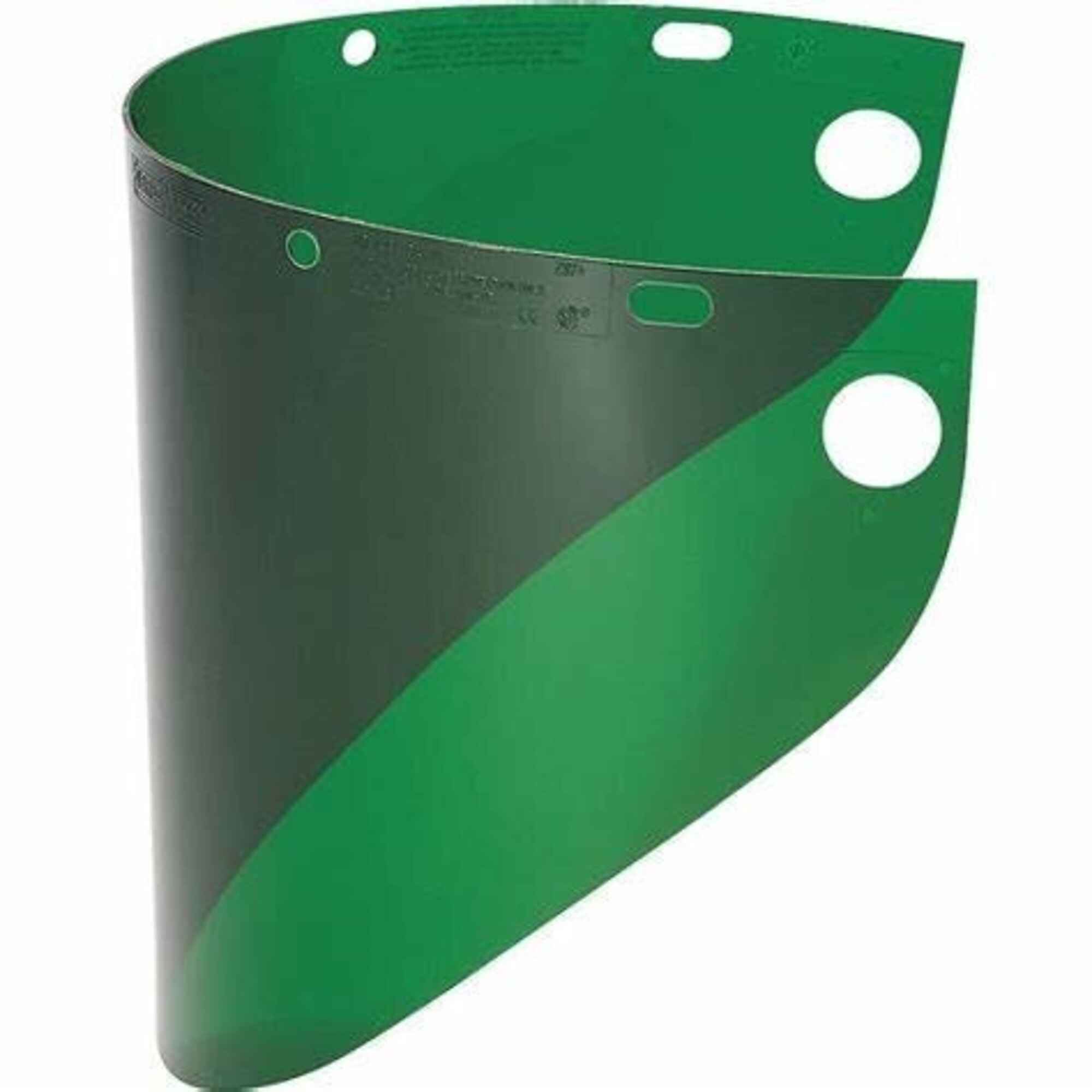 Honeywell Fibre-Metal, Faceshield Window Wide Vision Dark Green, Product Type Window, Visor Coating None, Visor Material Polycarbonate, Model# FIB4178DGN