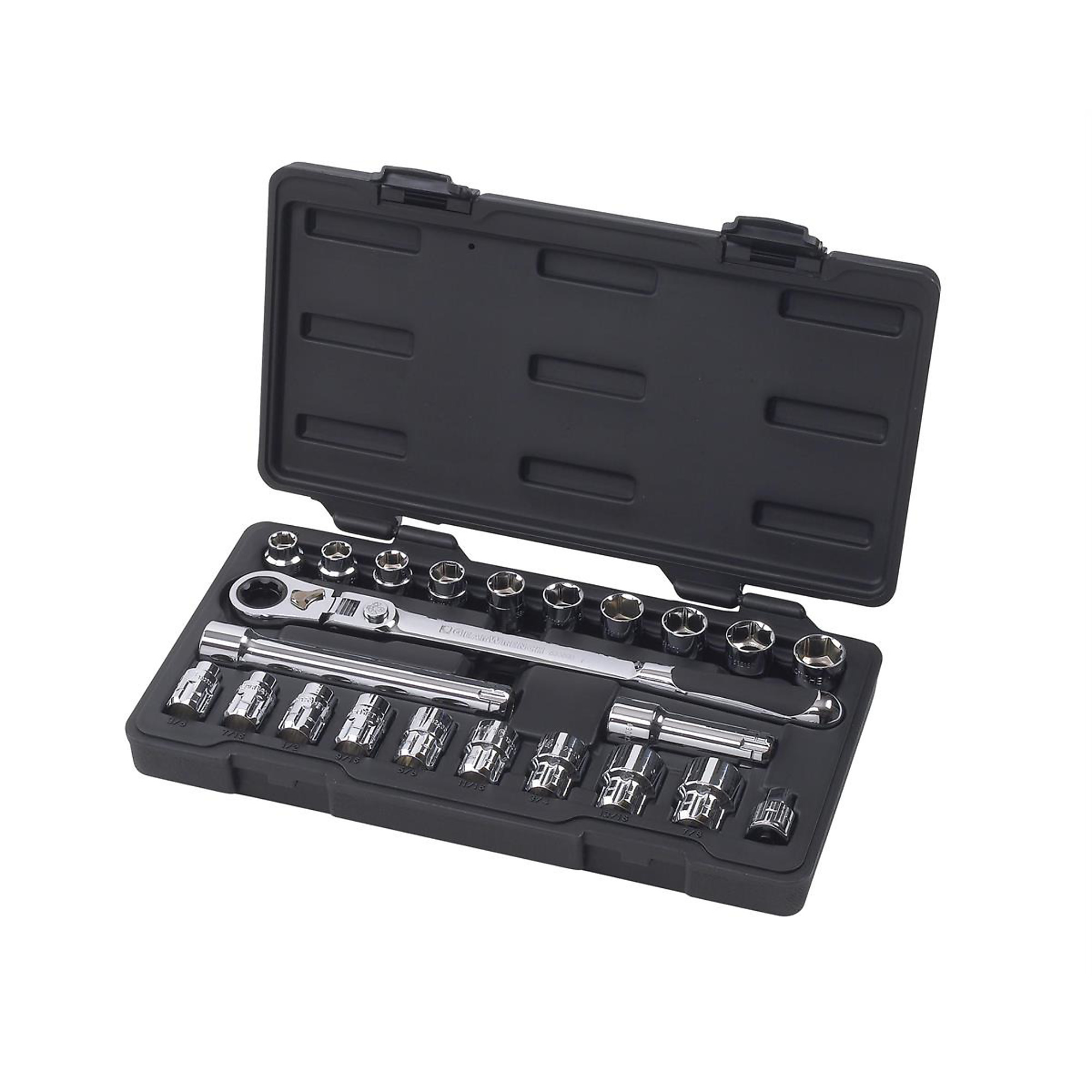 GearWrench Pass Thru Socket Set — 23-Piece, 3/8in., Model# KDT893823