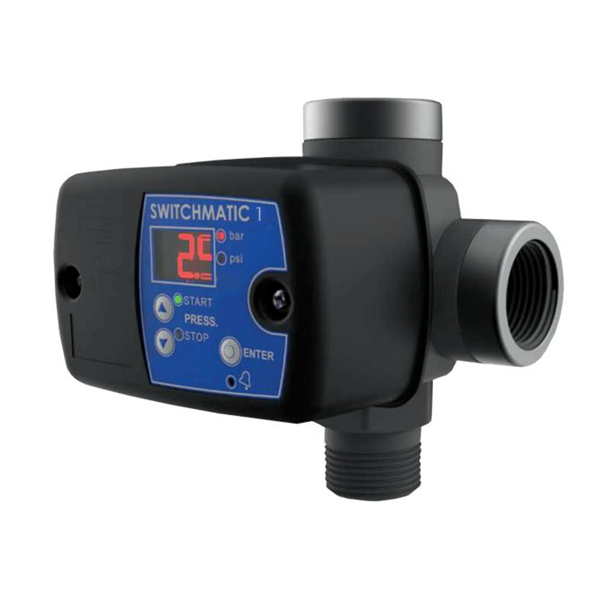Coelbo, Electric pressure switch w/3Ways Fitting, Model# T-KIT SWITCHMATIC 1 NPT 110-230V