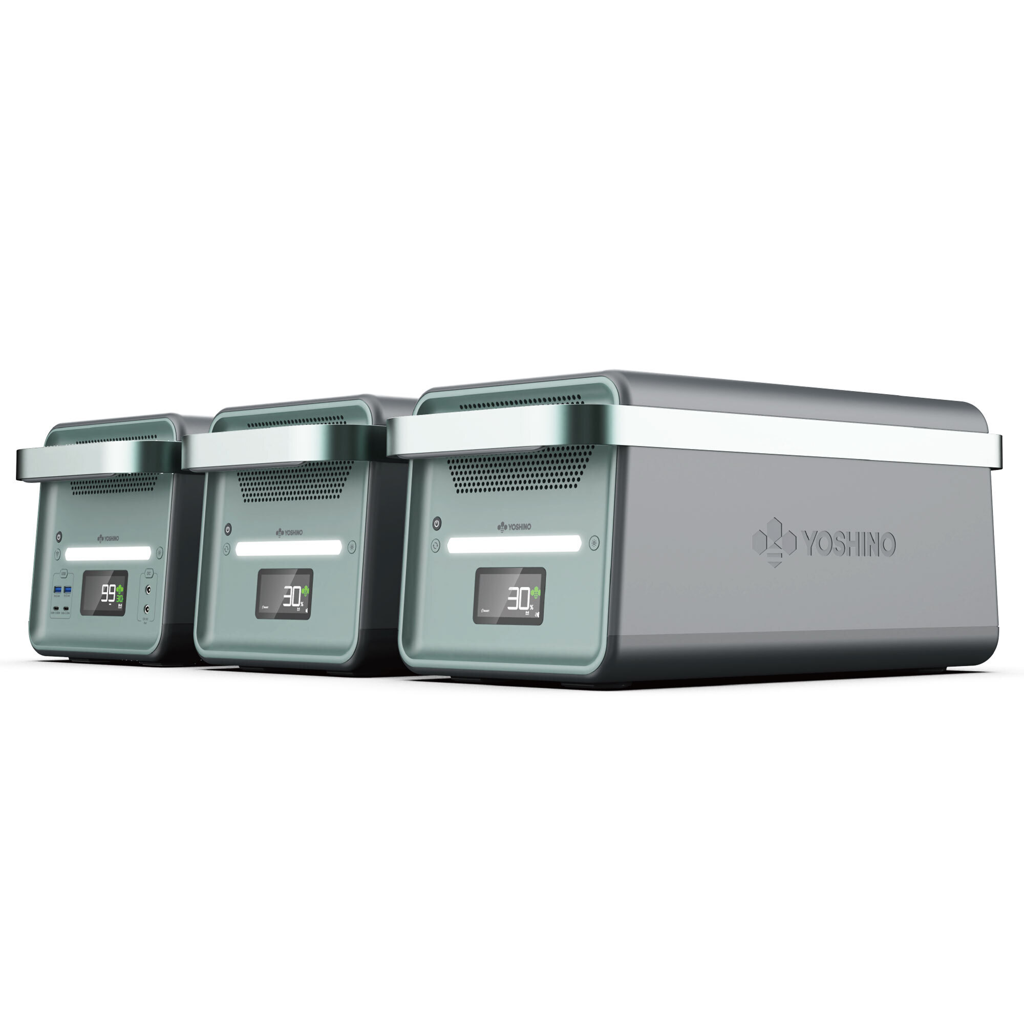 Yoshino Solid-State Power Station with 2 Expansion Batteries - 4000W Running, 6000W Surge, 2611Wh Capacity, Model# KB40E2